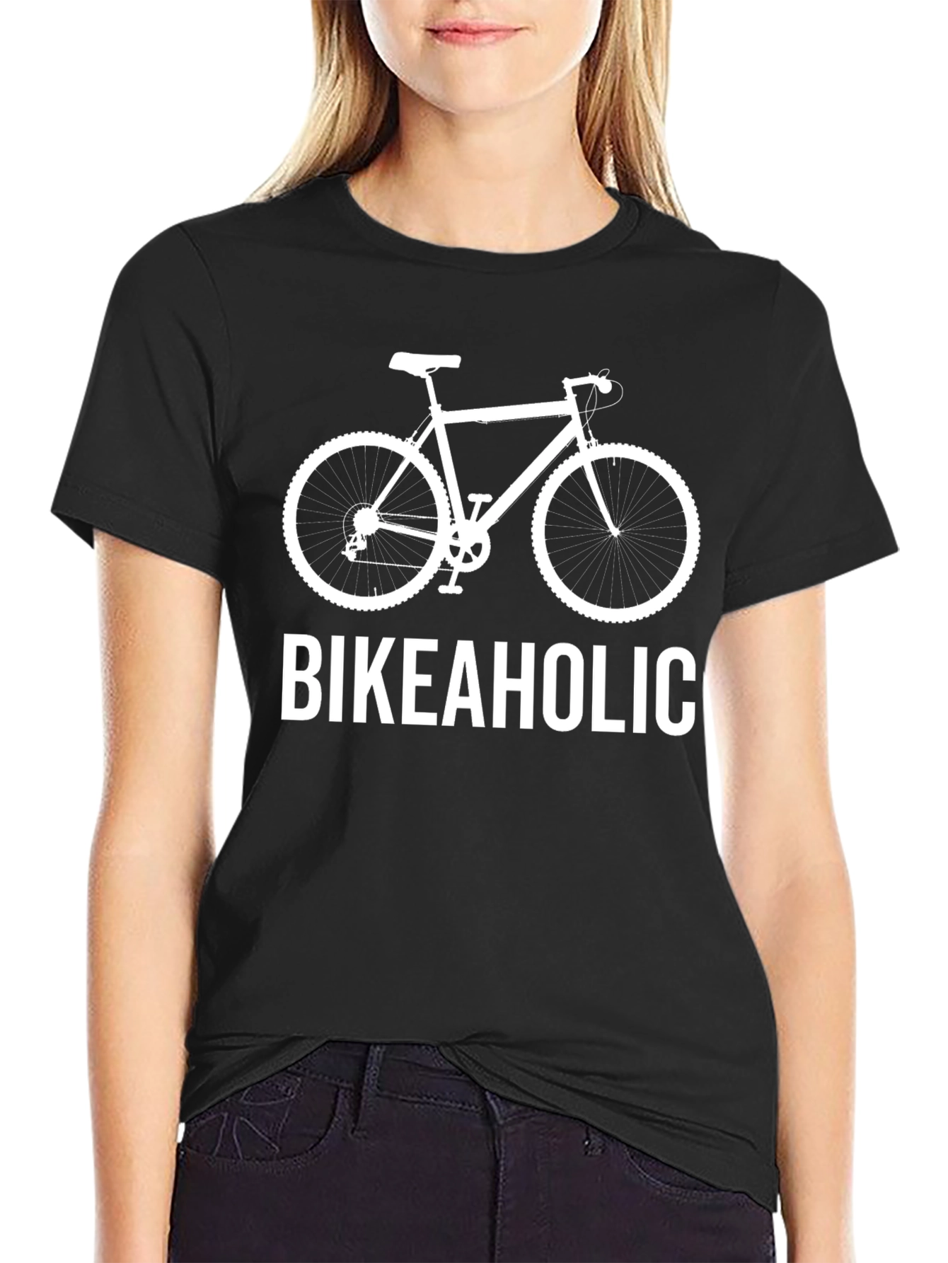 Bikeaholic Black T-Shirt
