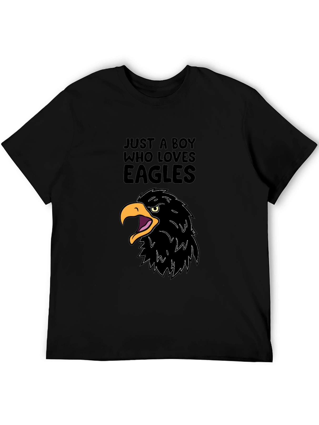 Just a Boy Who Loves Eagles Graphic T-Shirt