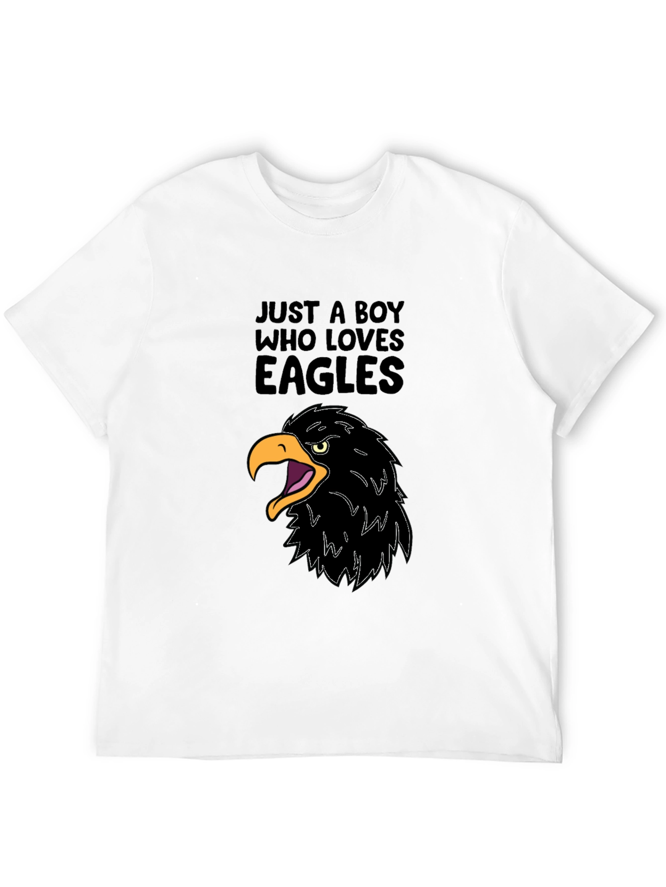 Just a Boy Who Loves Eagles Graphic T-Shirt