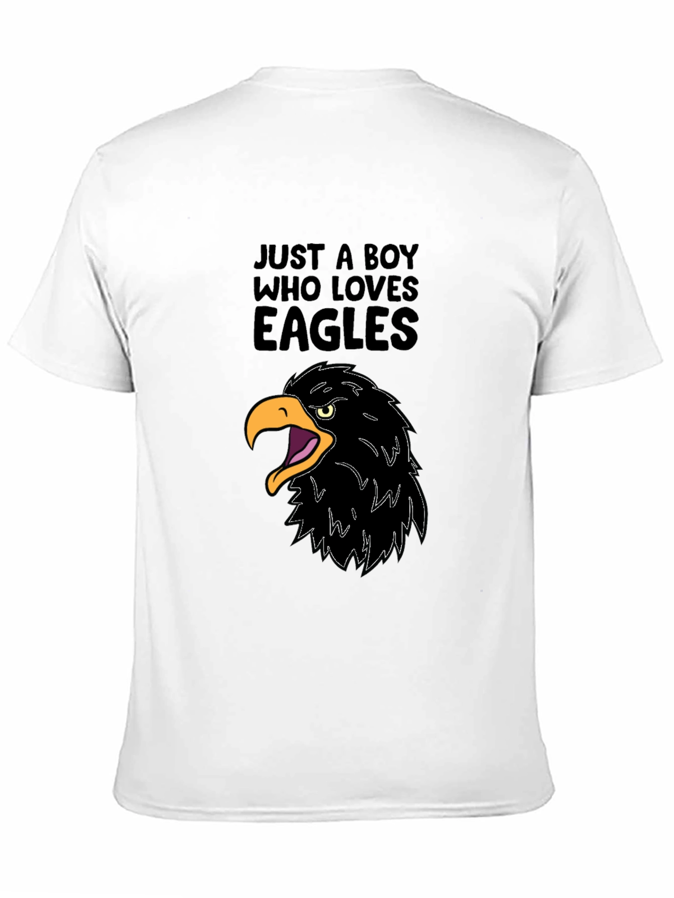 Just a Boy Who Loves Eagles Graphic T-Shirt