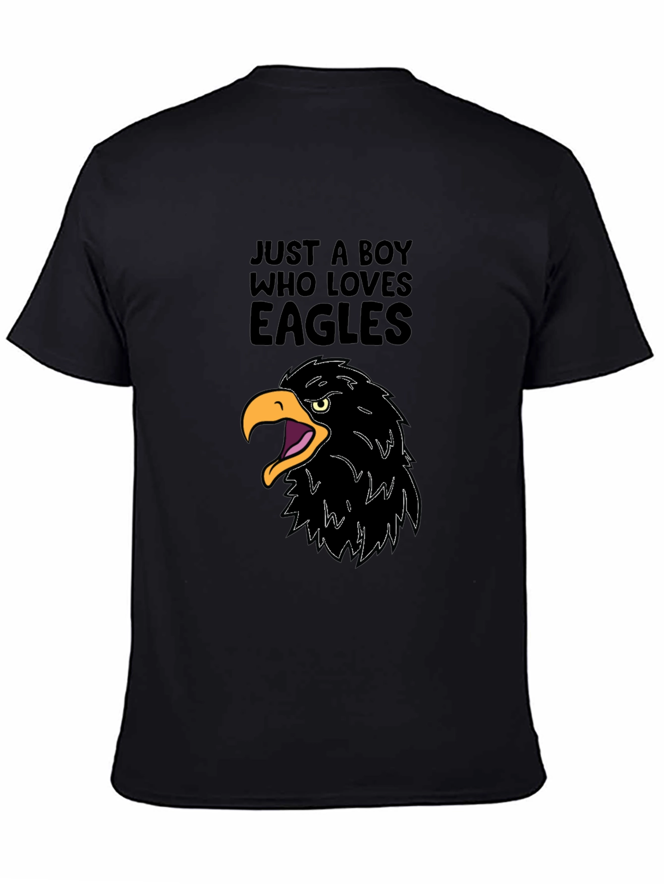 Just a Boy Who Loves Eagles Graphic T-Shirt