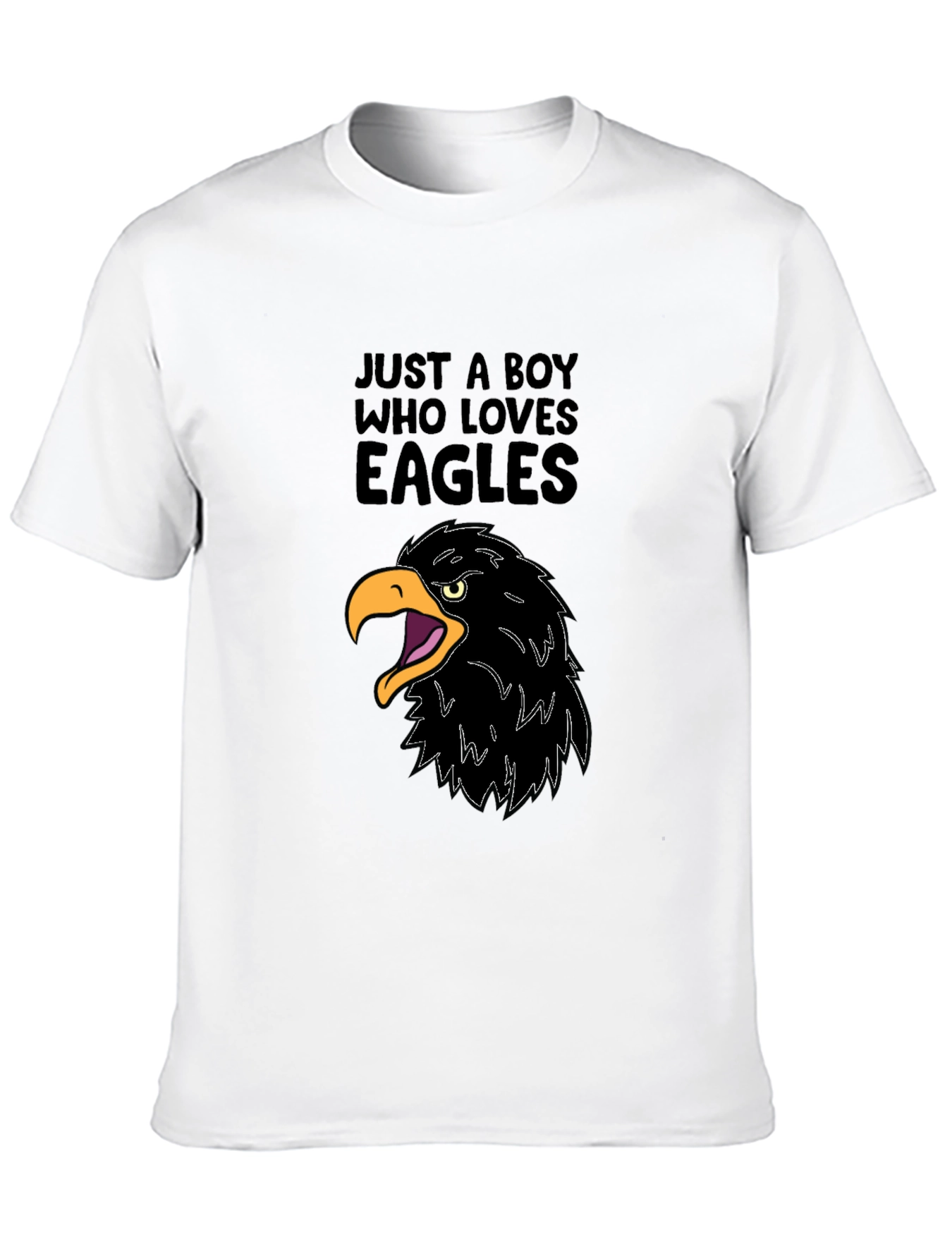 Just a Boy Who Loves Eagles Graphic T-Shirt
