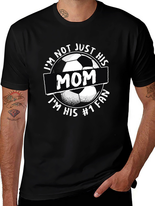 Soccer Mom T-Shirt #1 Fan Black