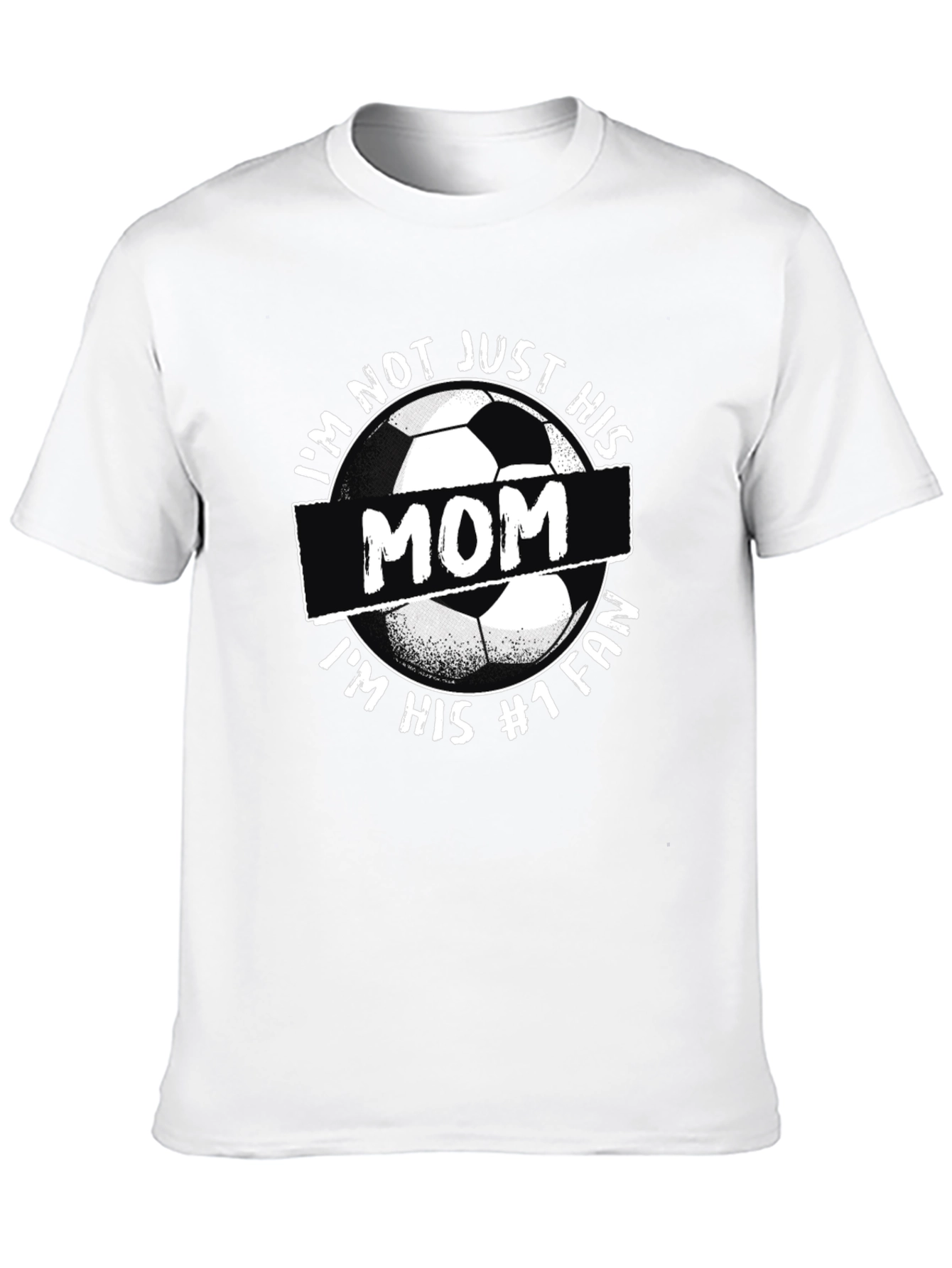 Soccer Mom T-Shirt #1 Fan Black