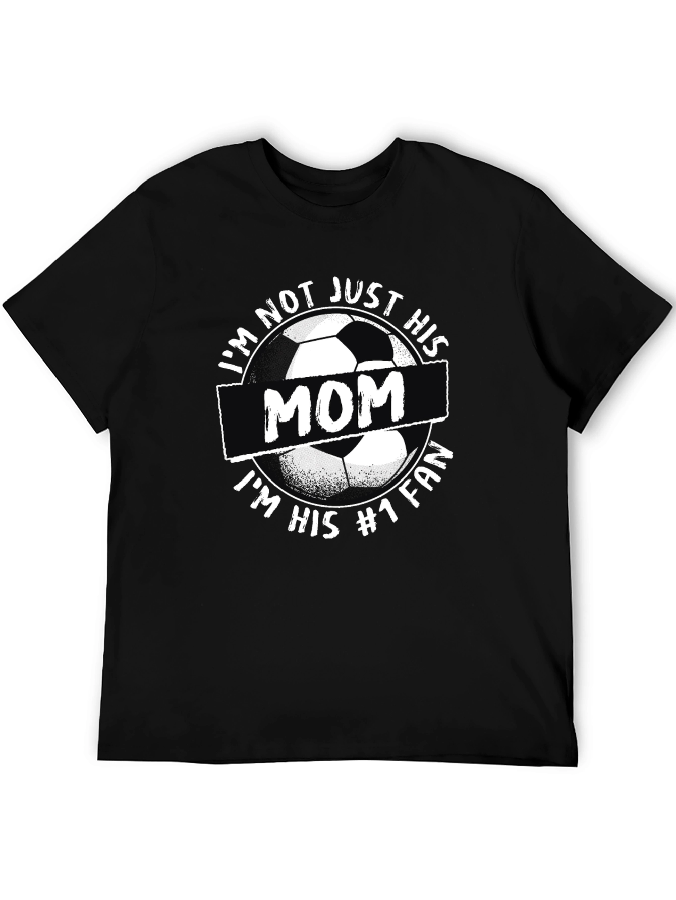 Soccer Mom T-Shirt #1 Fan Black