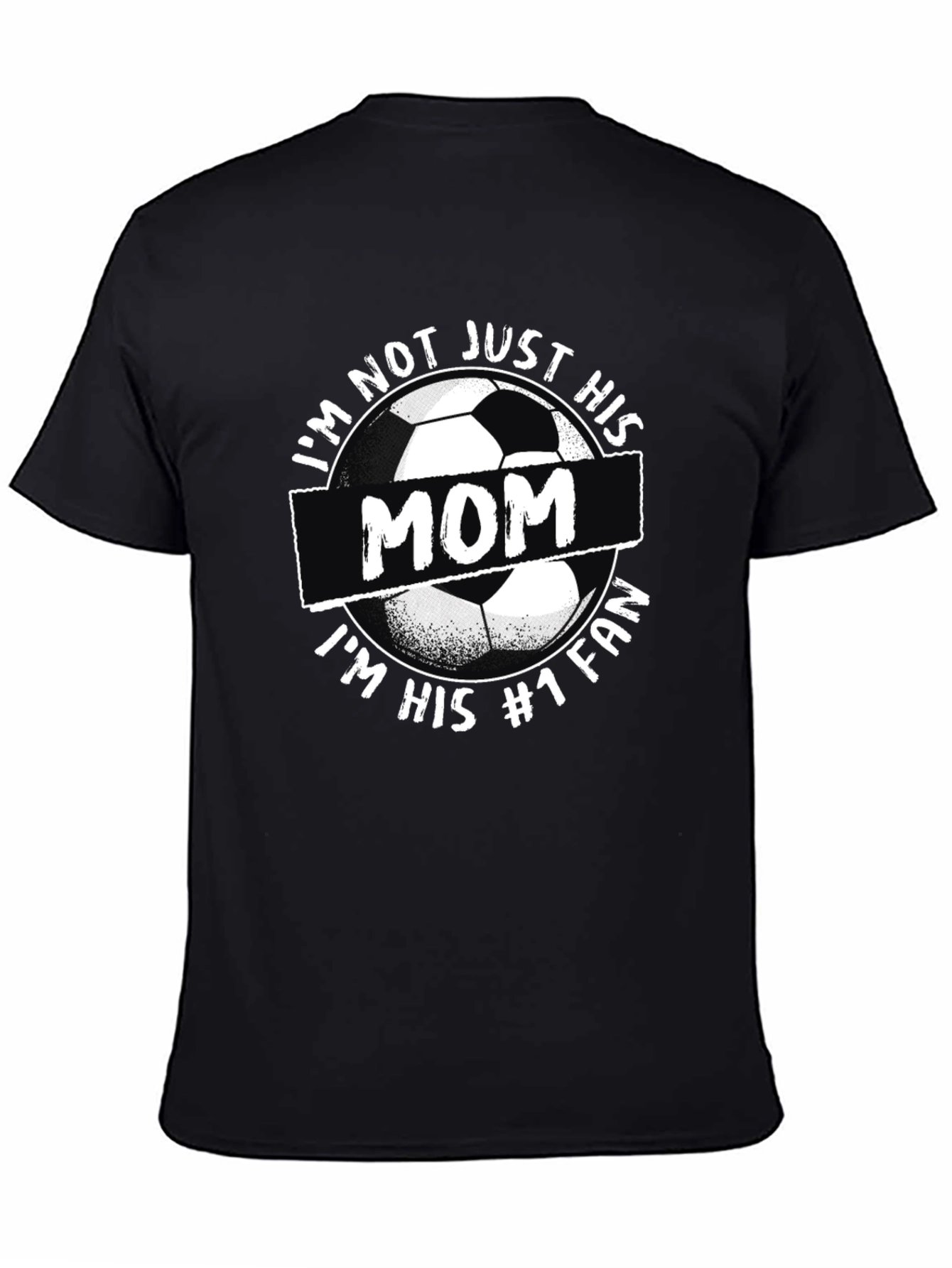 Soccer Mom T-Shirt #1 Fan Black