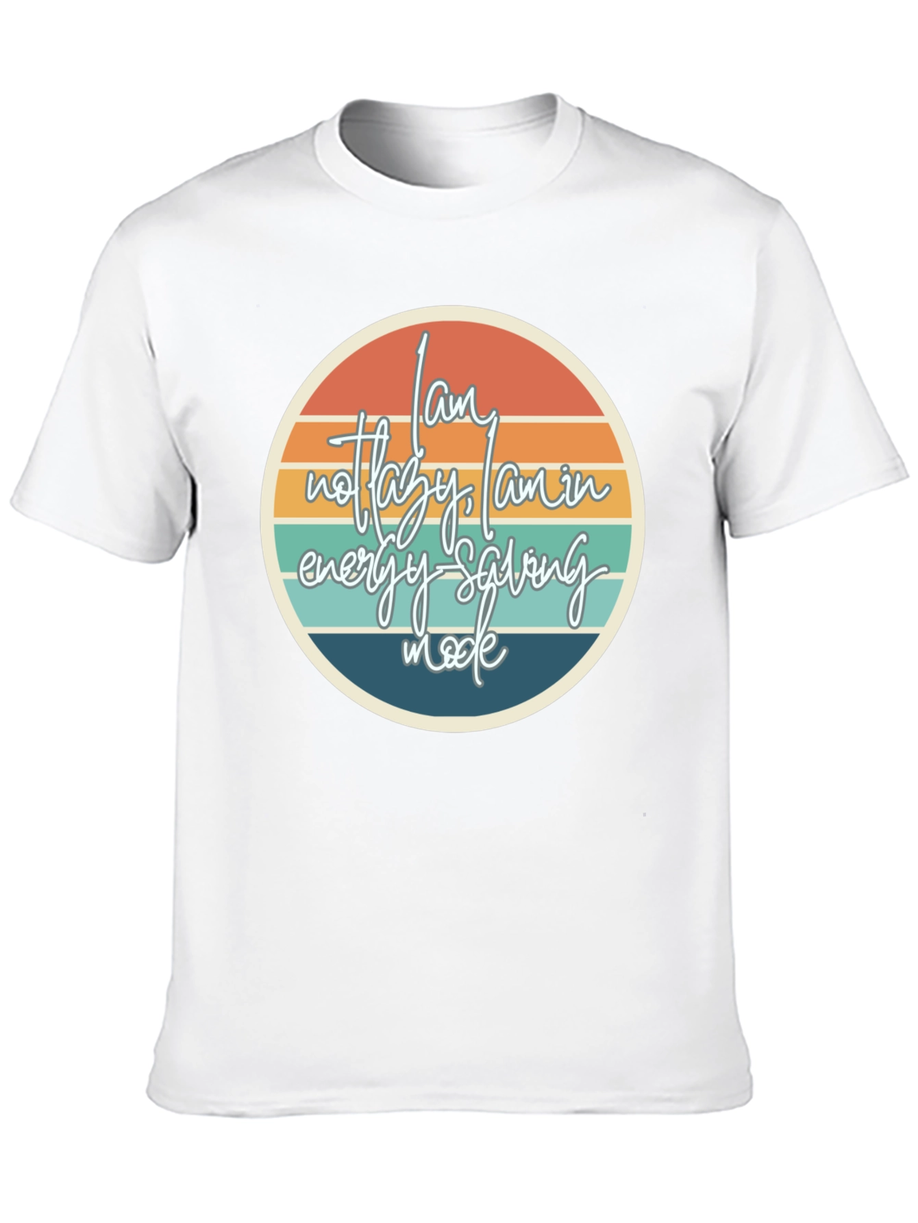 Energy Saving Mode T-Shirt - Lazy Slogan Tee