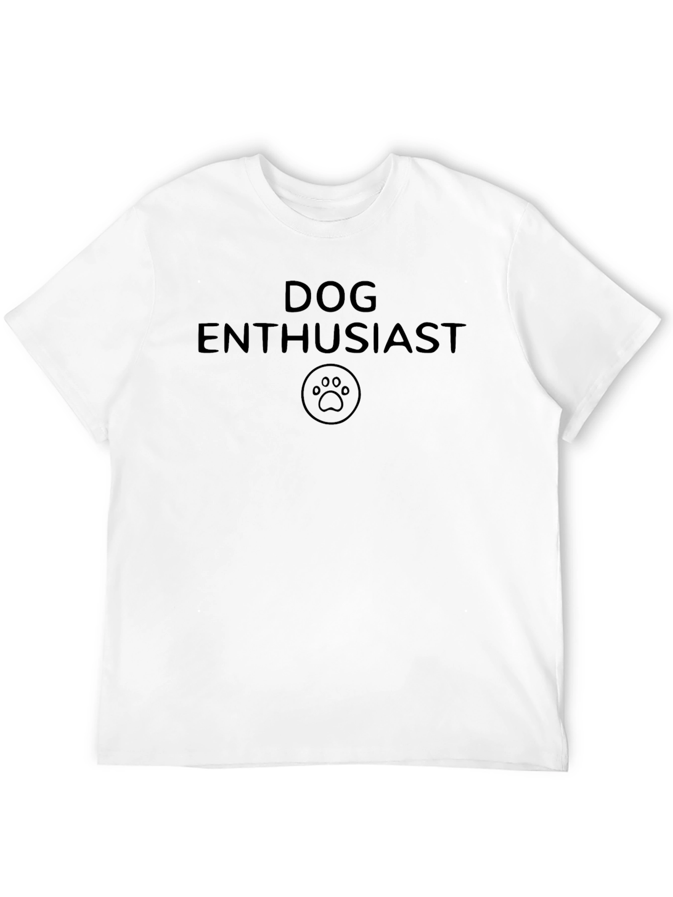 Dog Enthusiast Black T-Shirt