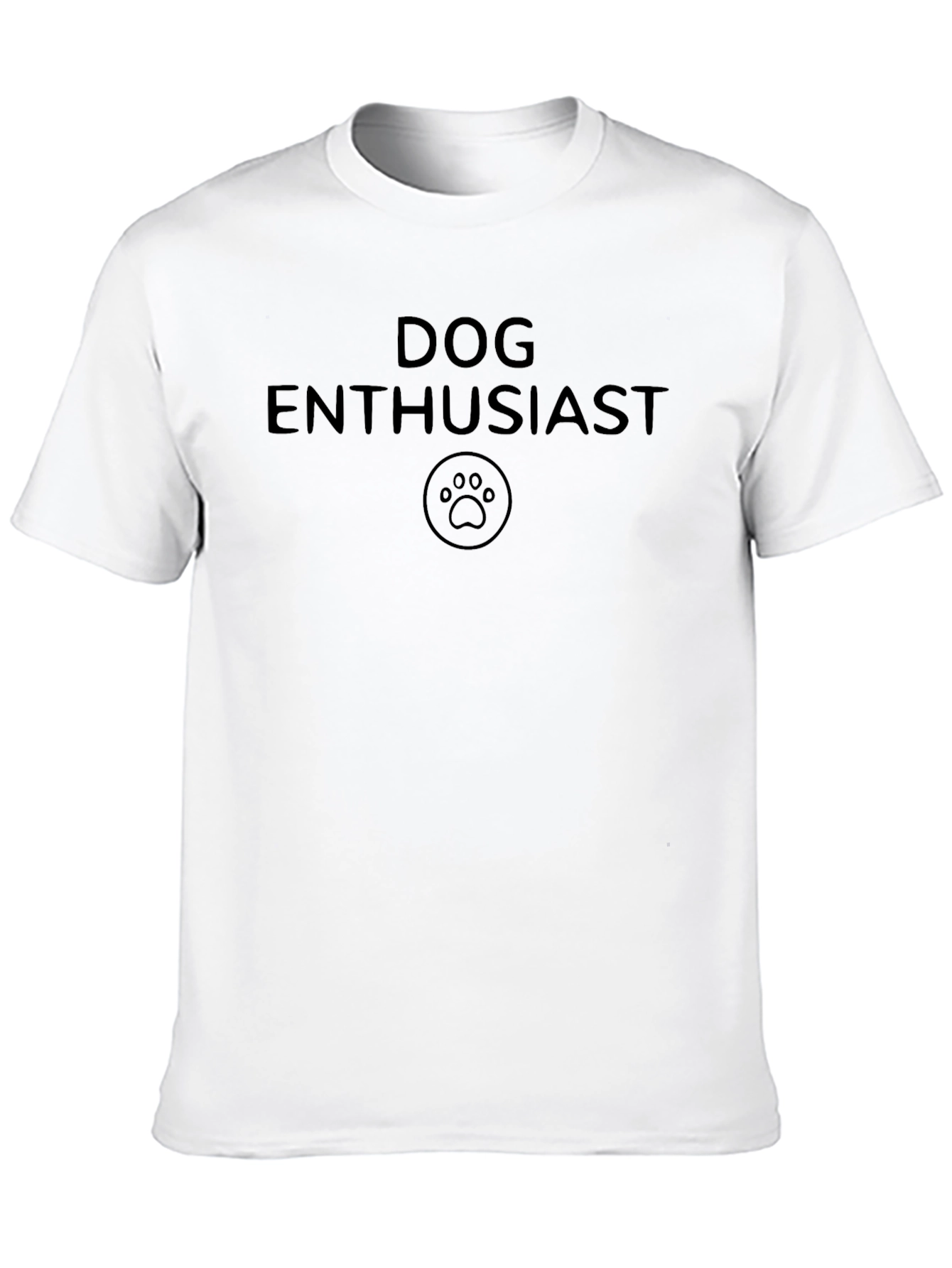 Dog Enthusiast Black T-Shirt