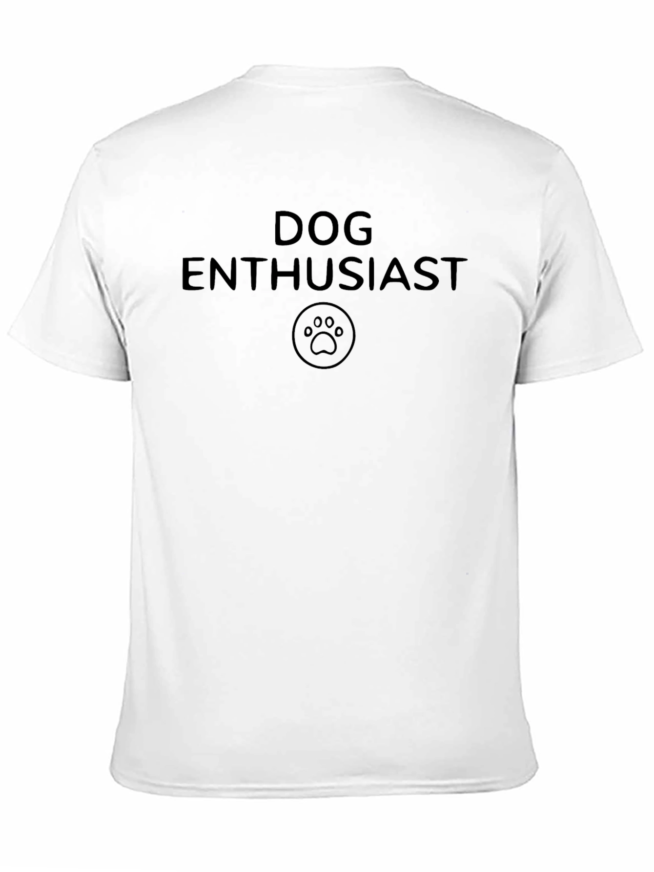 Dog Enthusiast Black T-Shirt