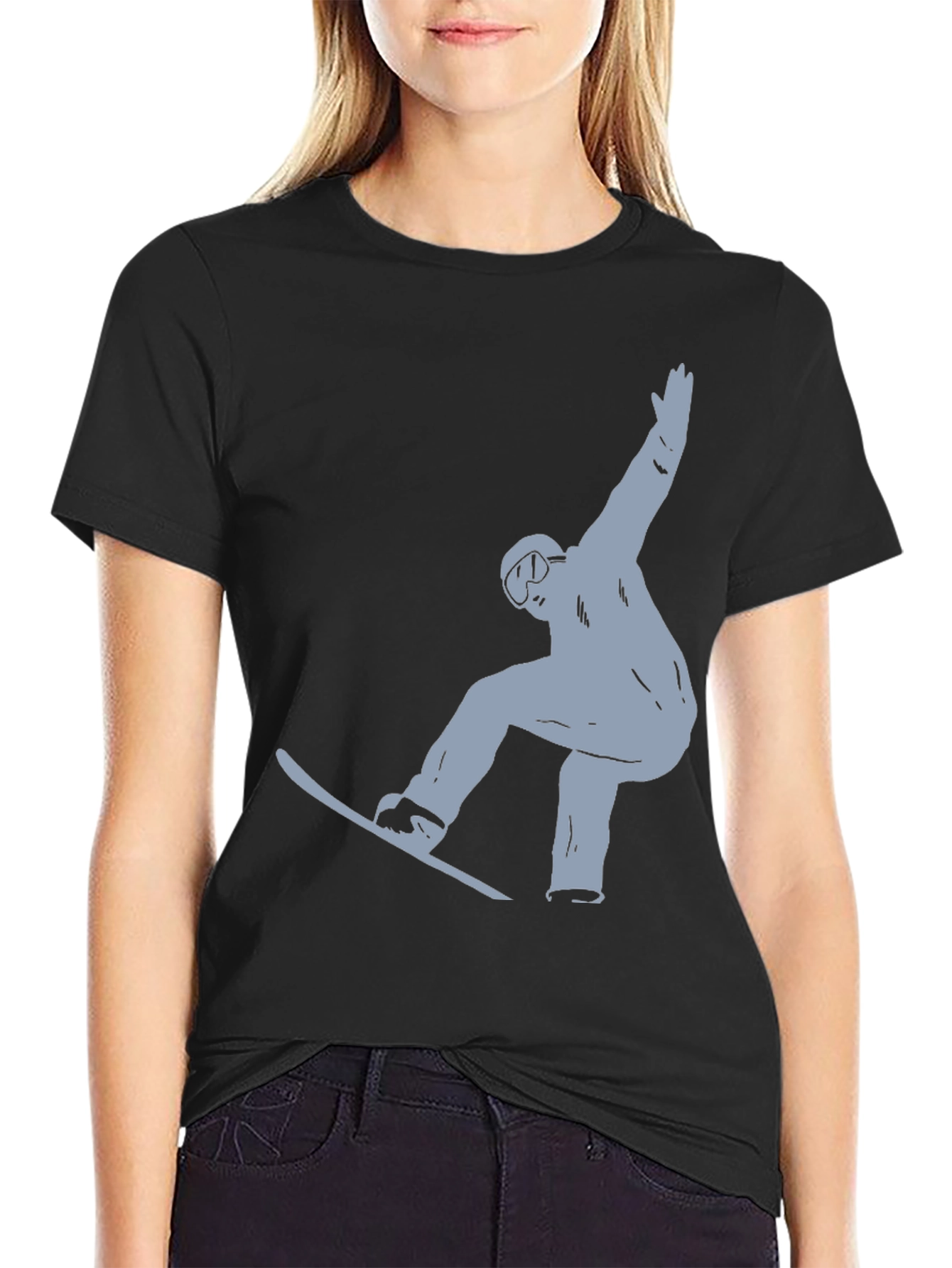 Snowboarder Graphic T-Shirt - Cool Ride Style