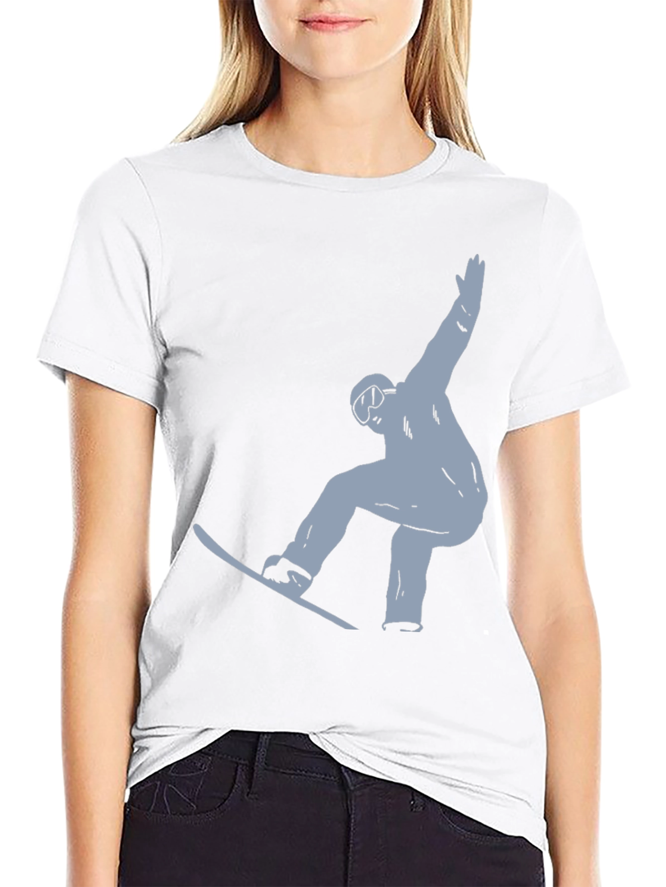 Snowboarder Graphic T-Shirt - Cool Ride Style