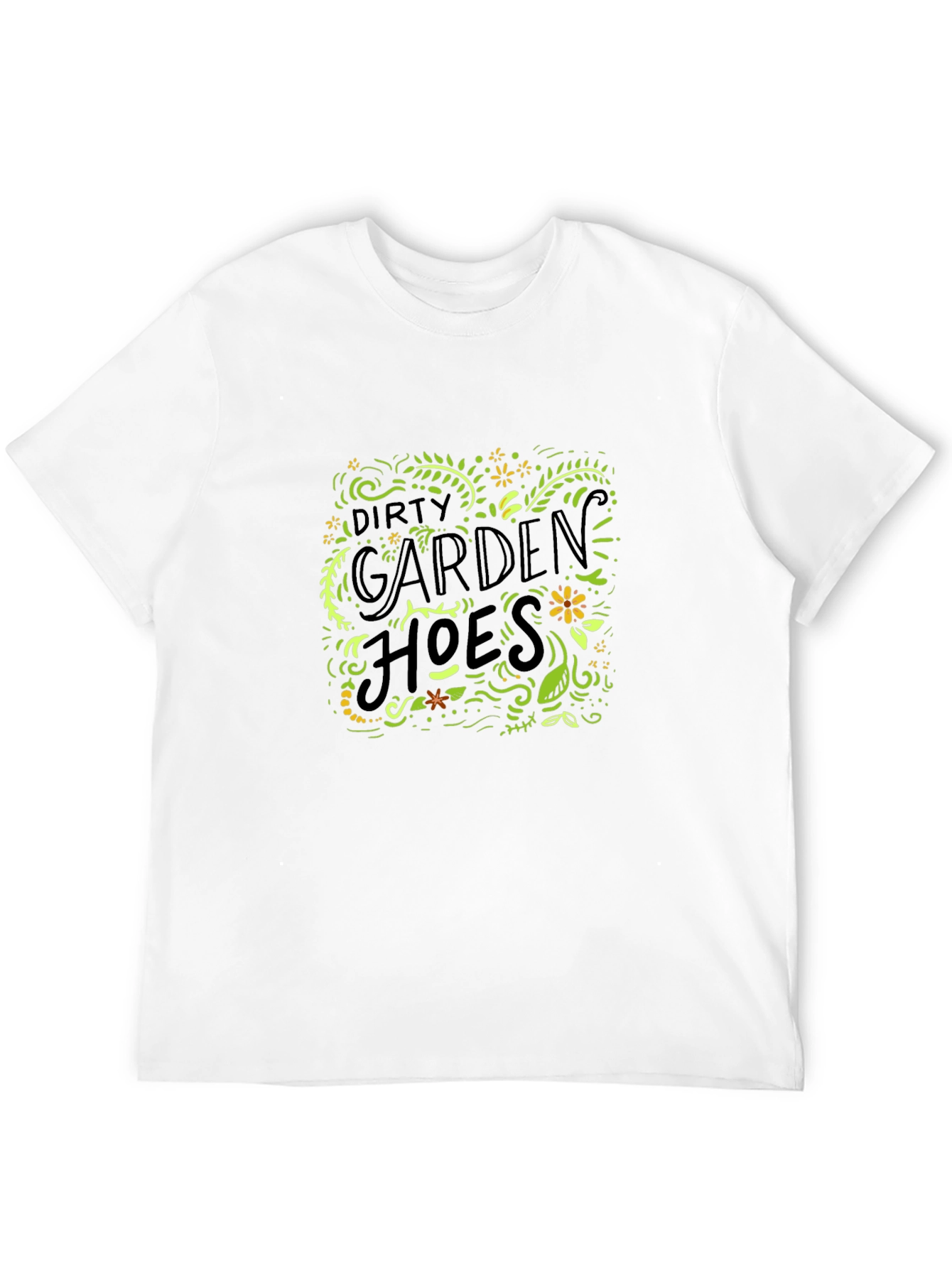 Dirty Garden Hoes Graphic Tee - Black Cotton T-Shirt