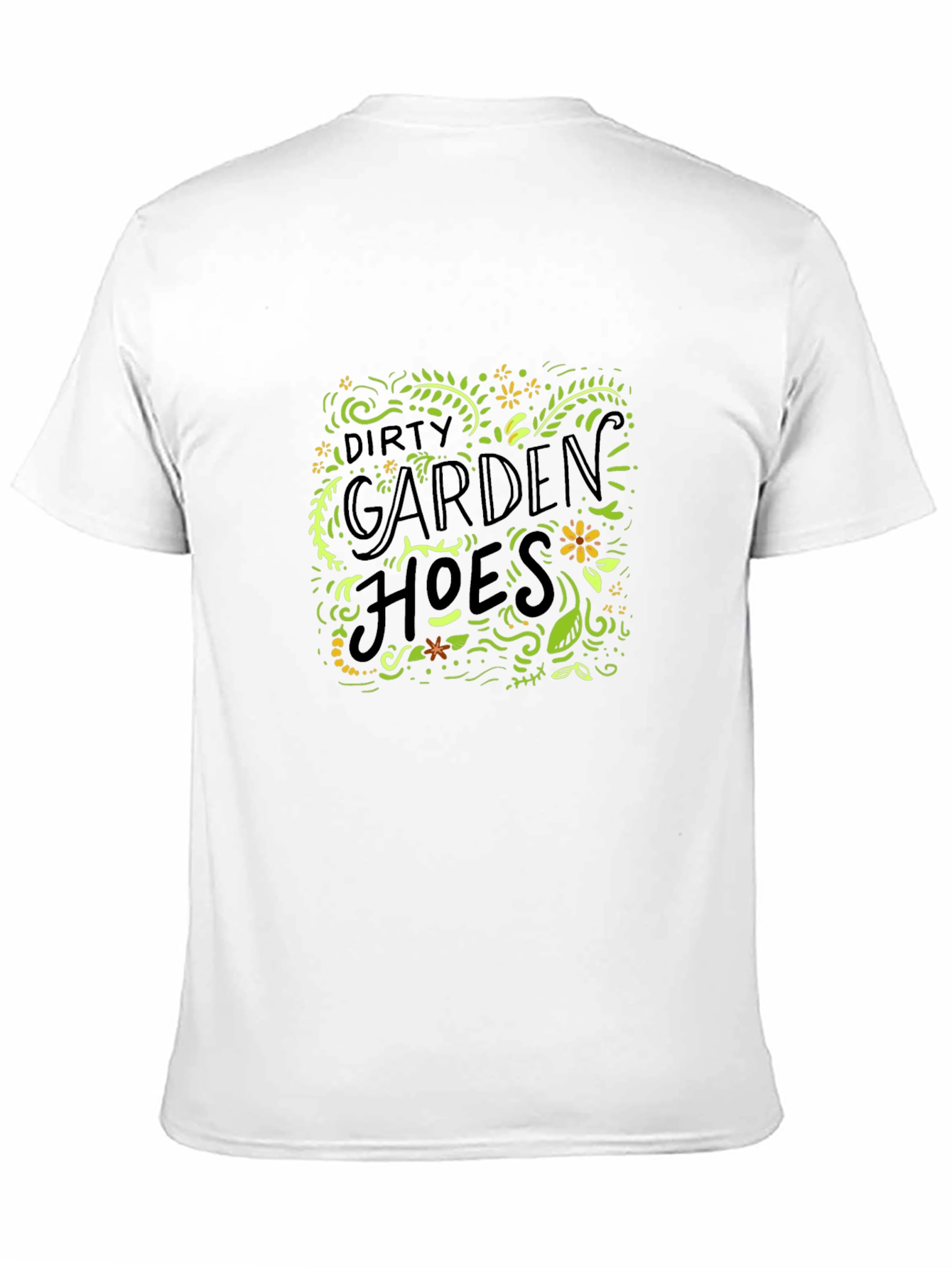 Dirty Garden Hoes Graphic Tee - Black Cotton T-Shirt
