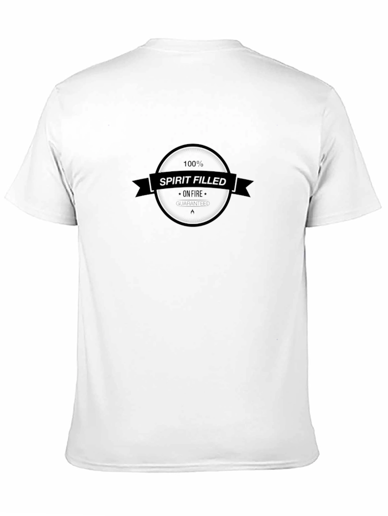 100% Spirit Filled Black T-Shirt