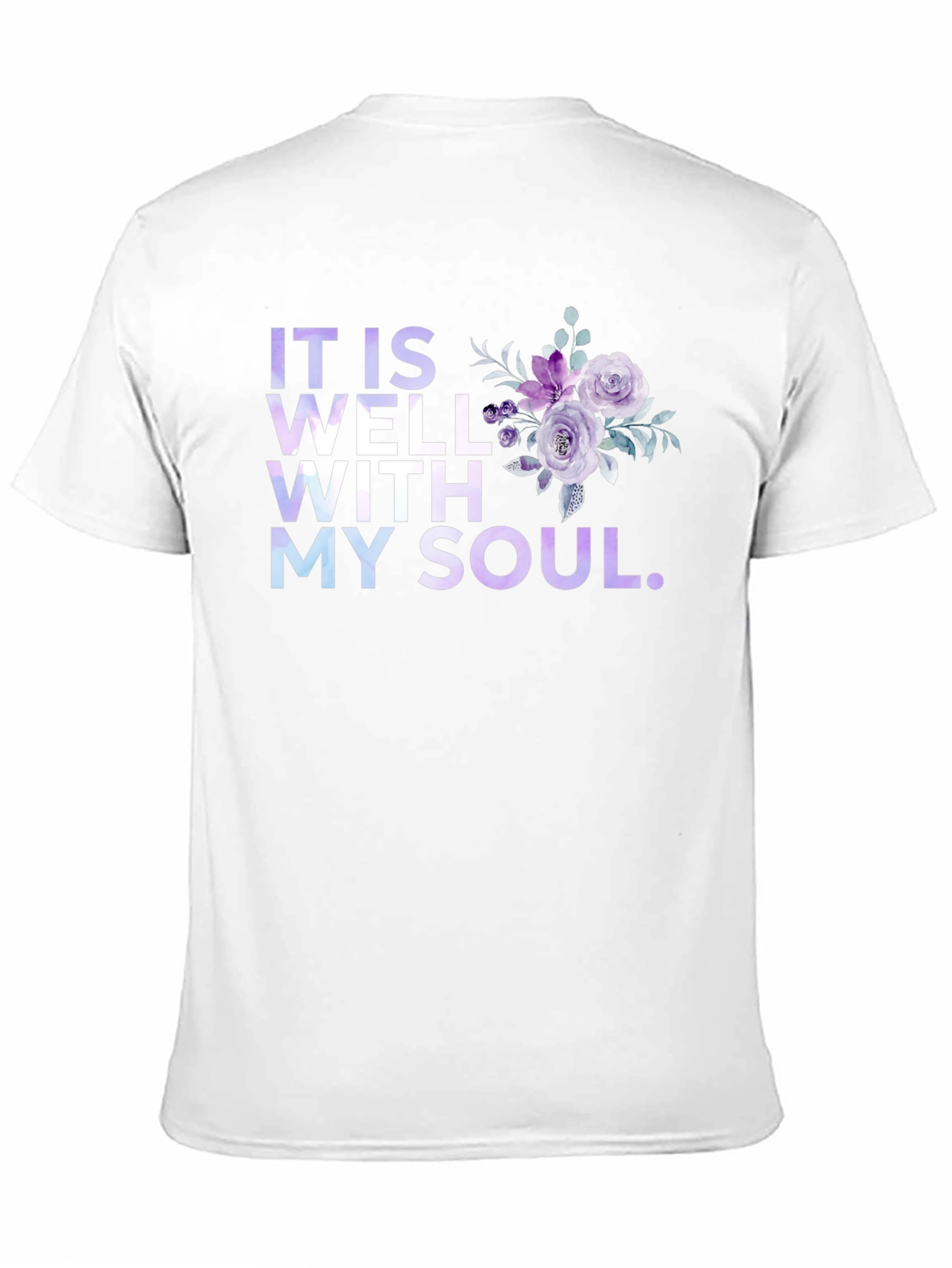 It Is Well With My Soul Floral T-Shirt