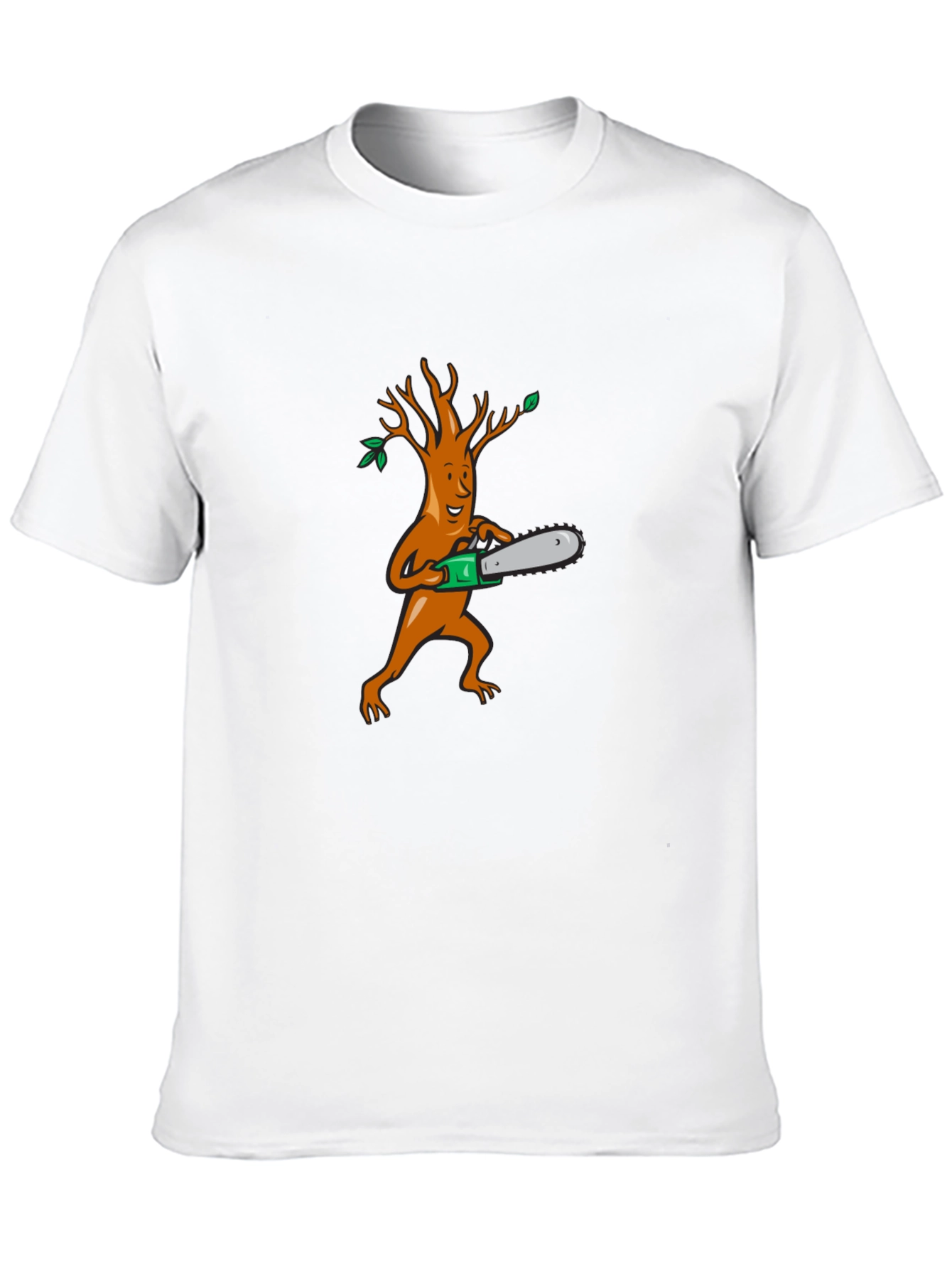 Tree with Chainsaw T-Shirt