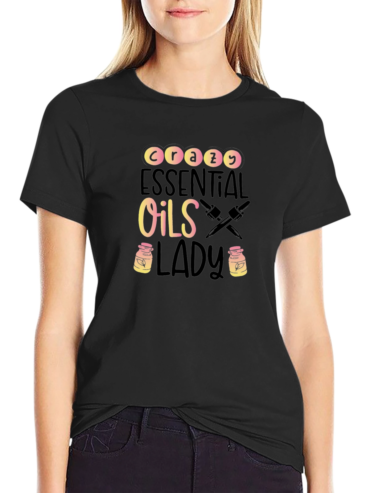 Crazy Essential Oils Lady T-Shirt