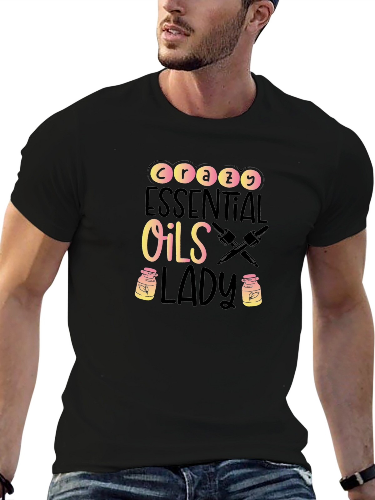 Crazy Essential Oils Lady T-Shirt