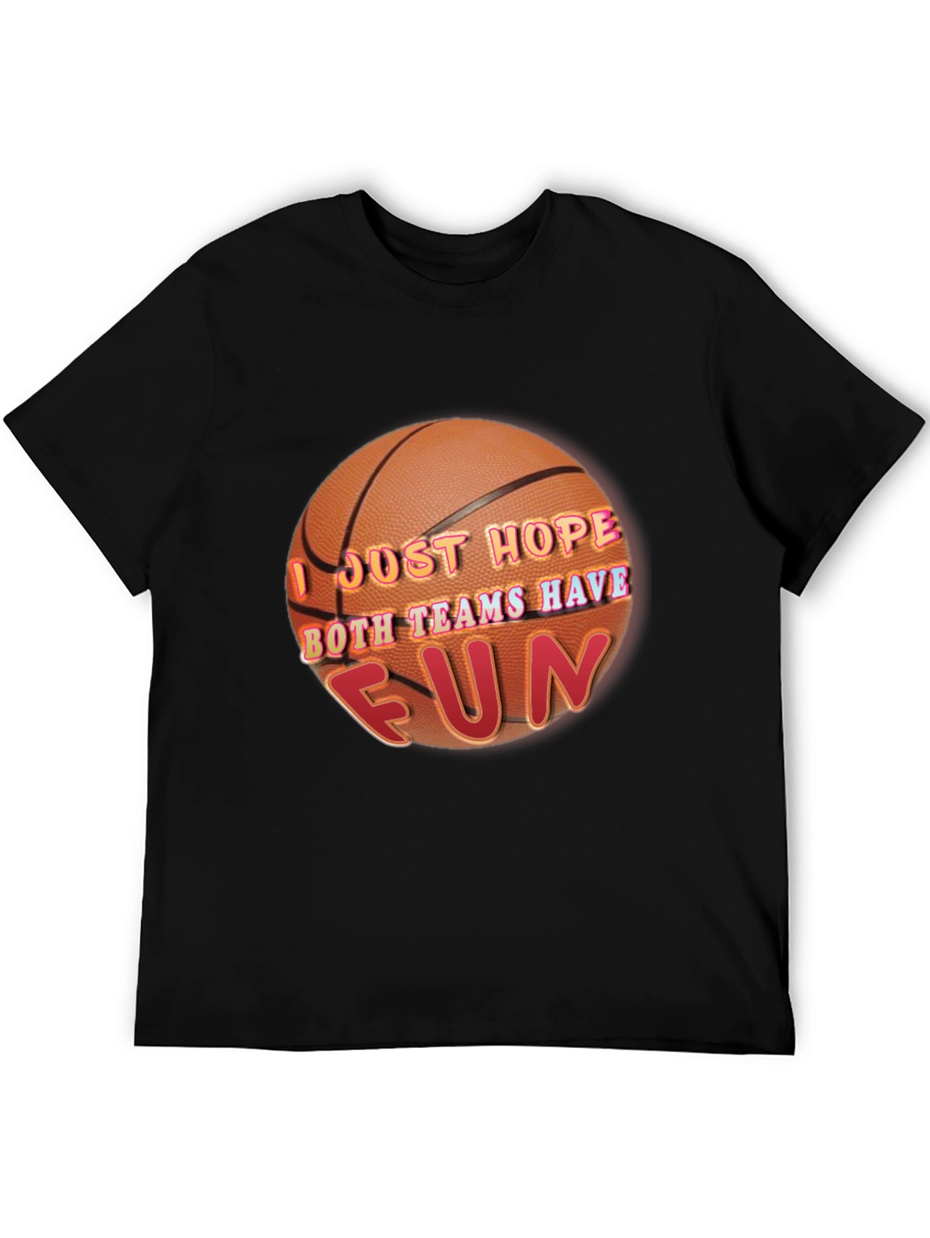 Basketball Fun Graphic T-Shirt