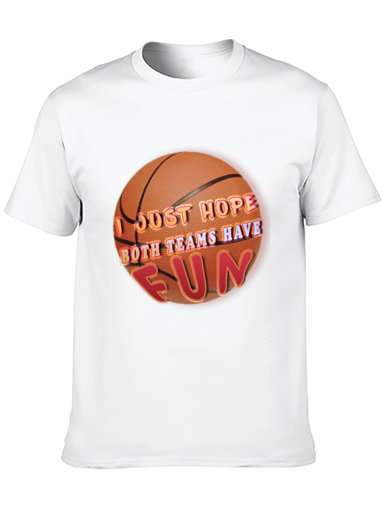 Basketball Fun Graphic T-Shirt