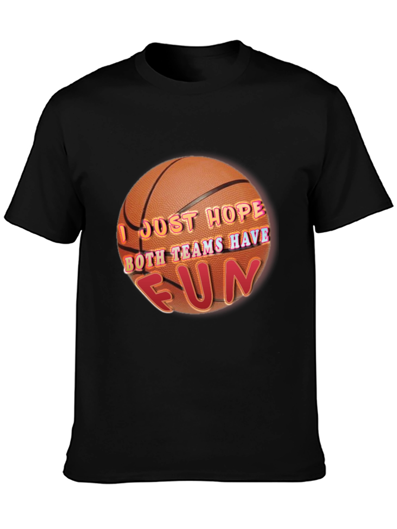 Basketball Fun Graphic T-Shirt