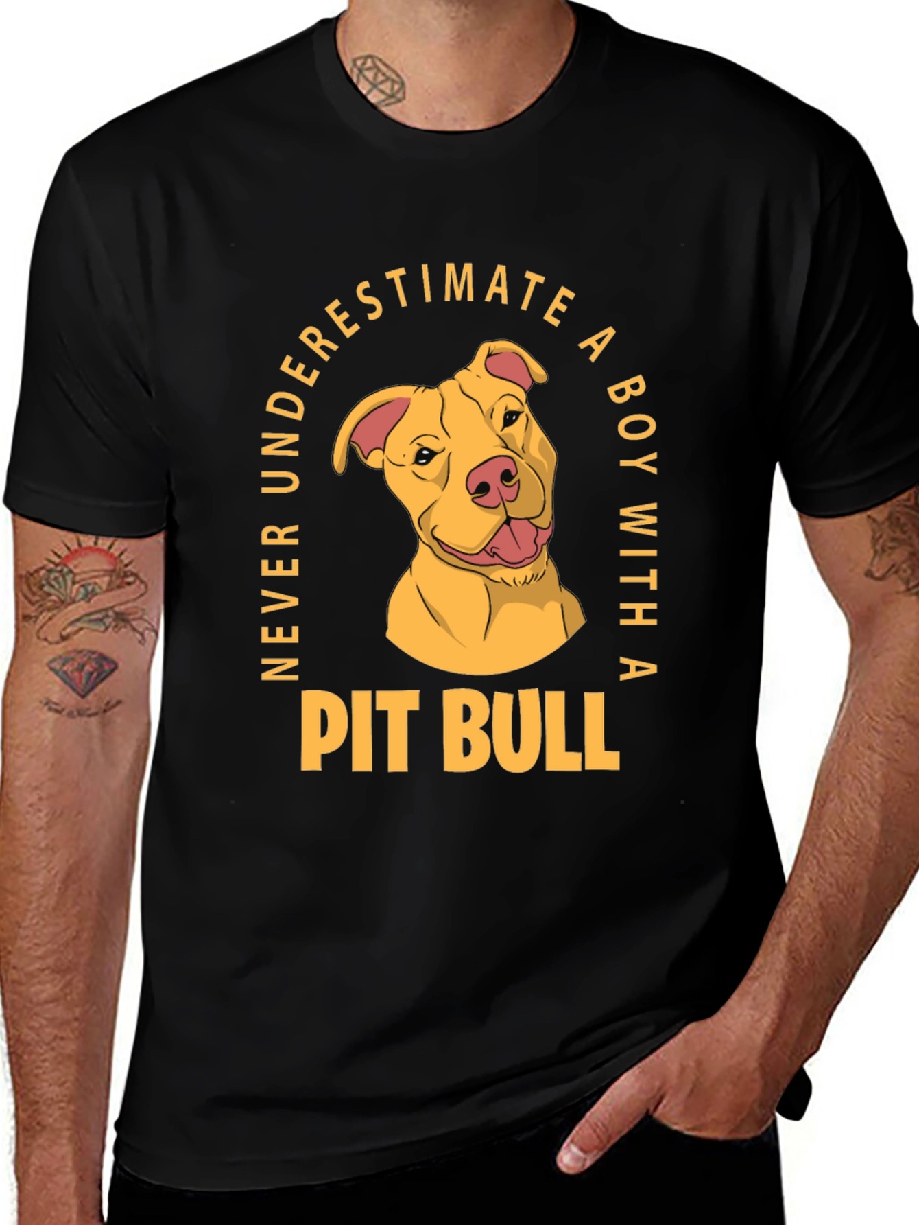 Pit Bull Boy T-Shirt - Never Underestimate