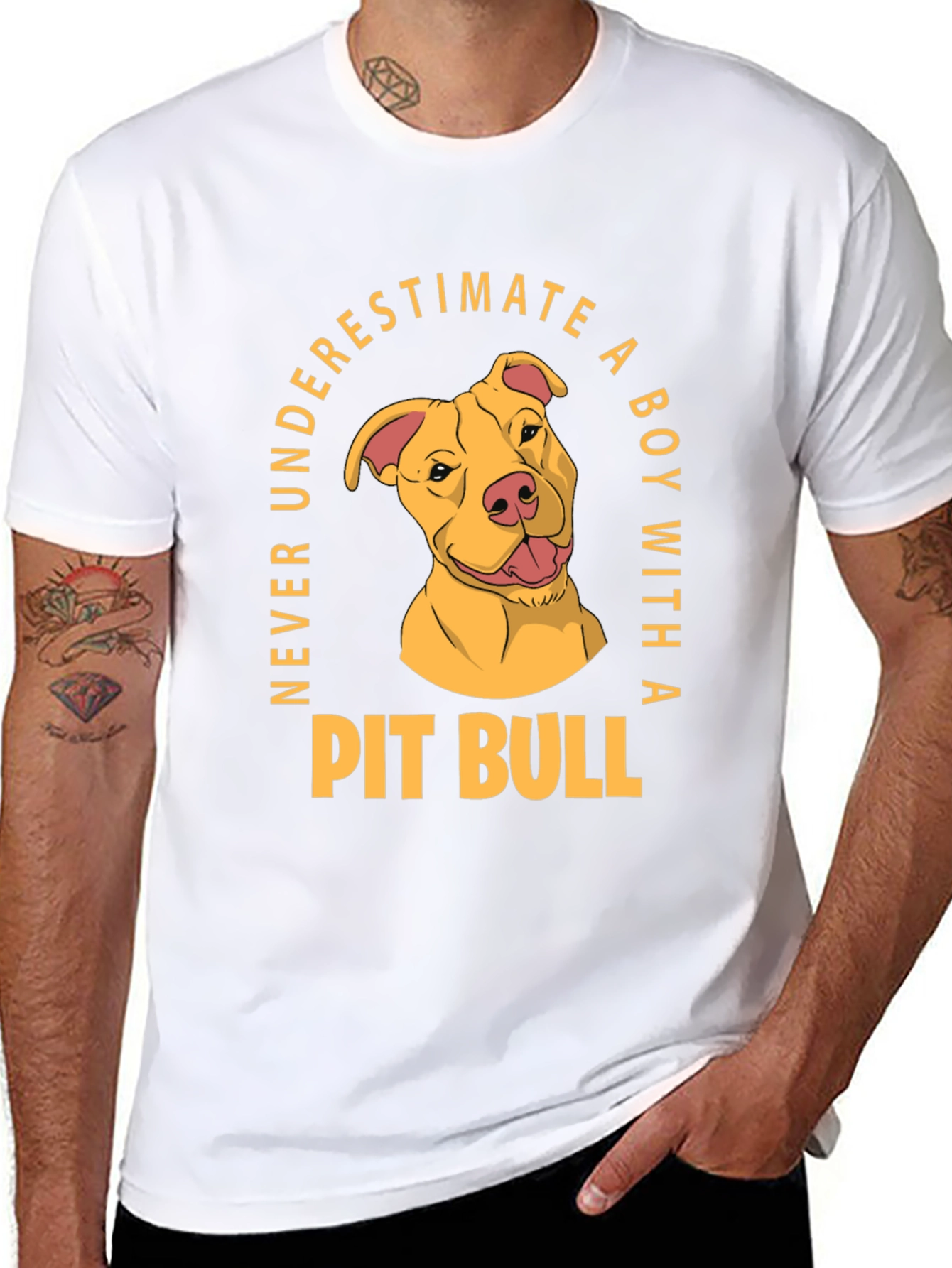 Pit Bull Boy T-Shirt - Never Underestimate