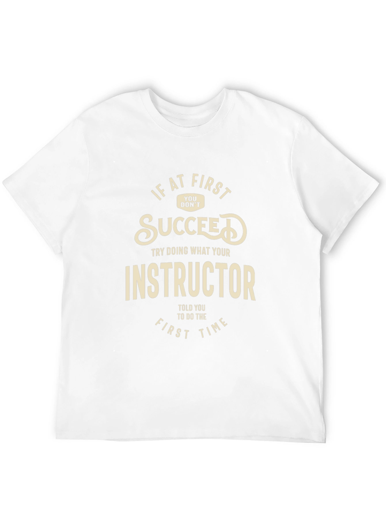 Instructor Advice Black Graphic Tee