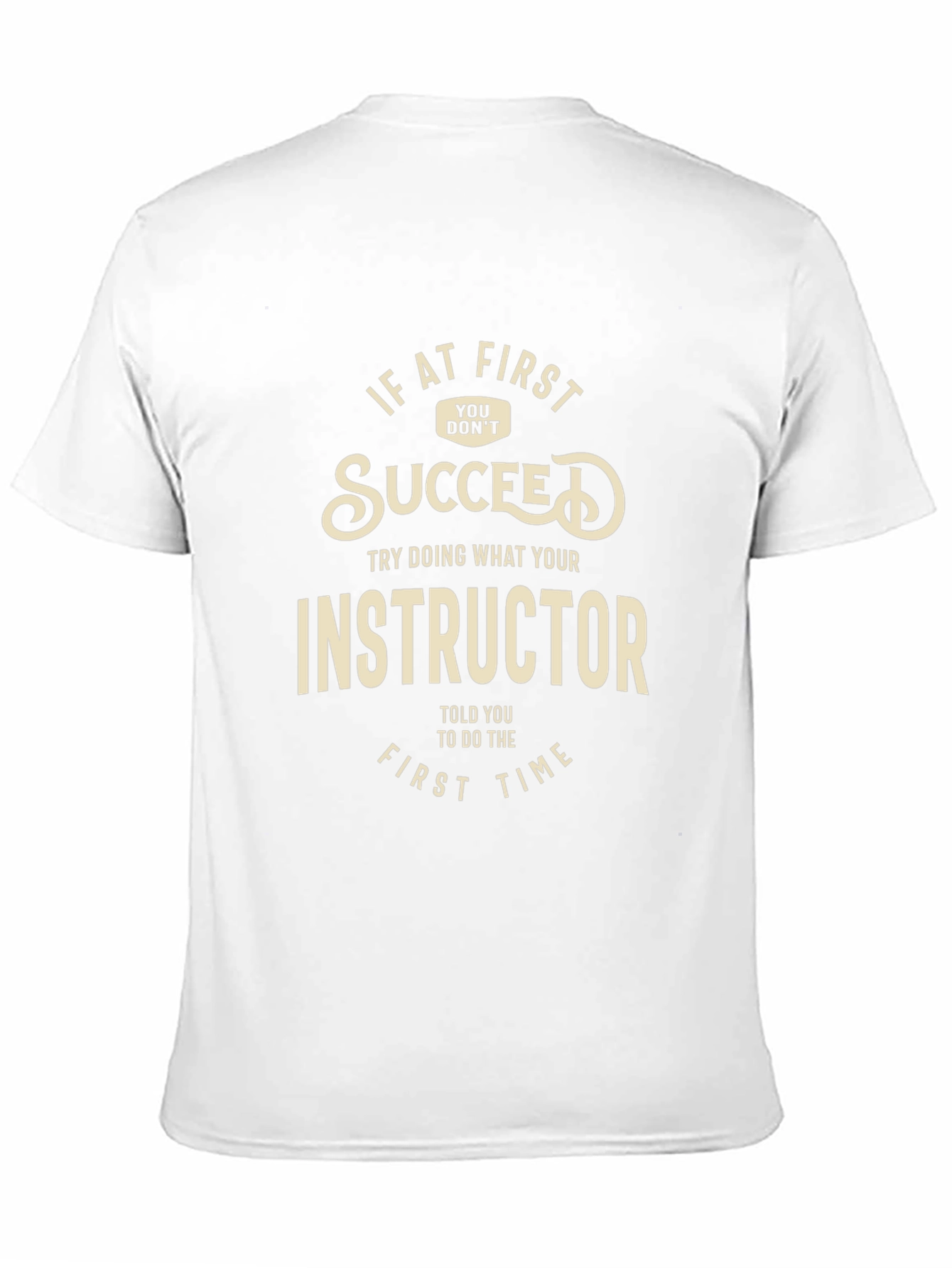Instructor Advice Black Graphic Tee