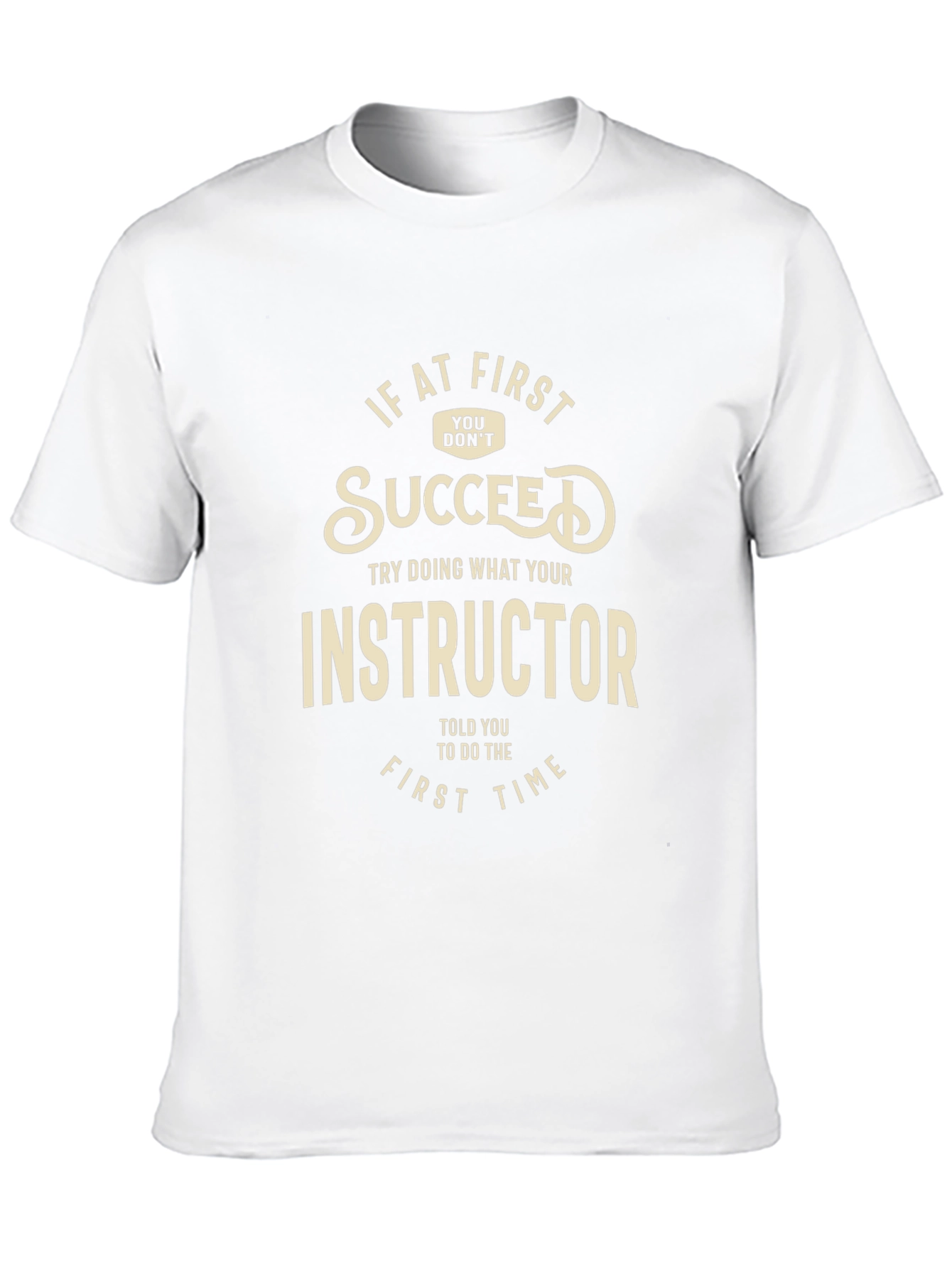 Instructor Advice Black Graphic Tee