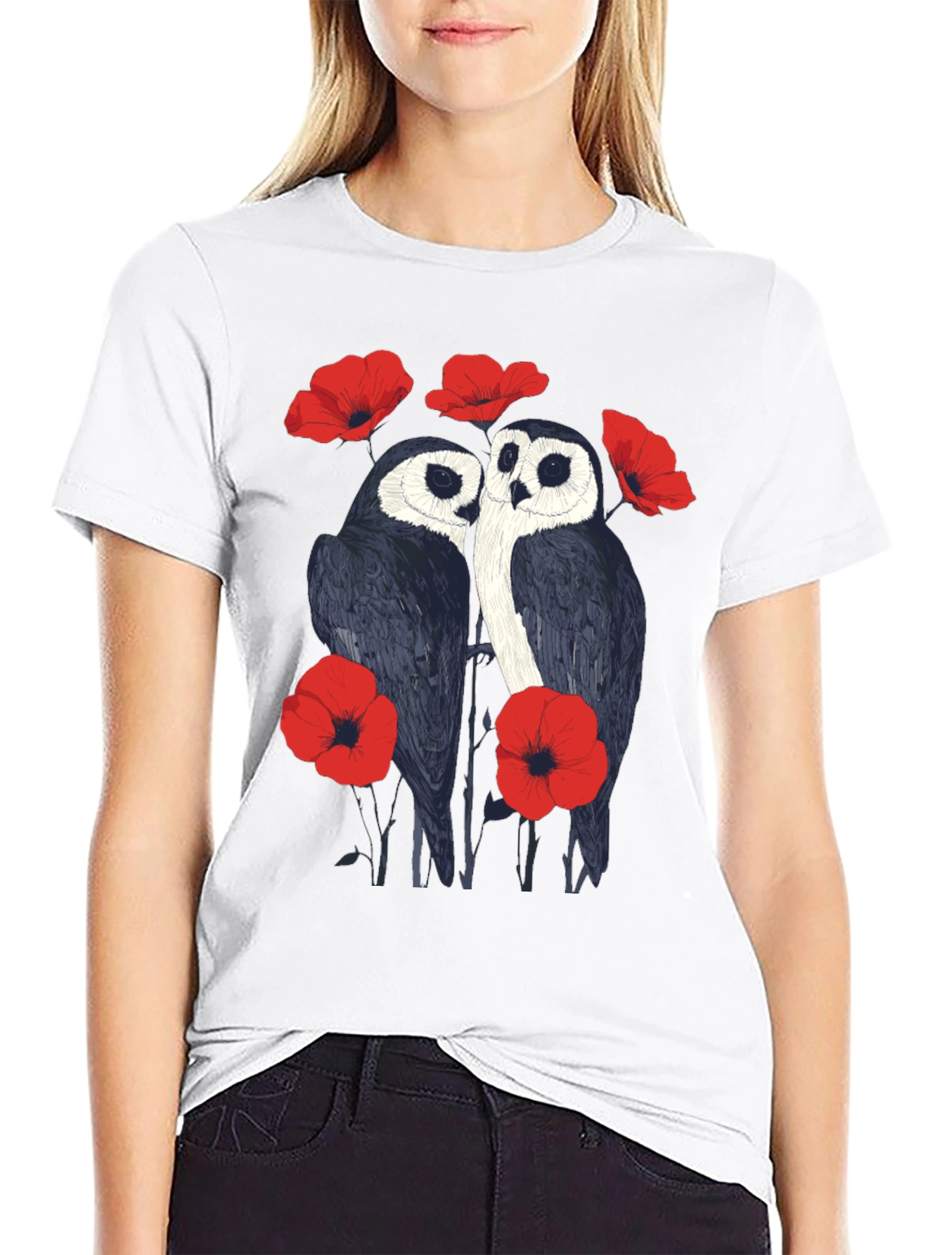 Owl & Poppy Graphic Tee