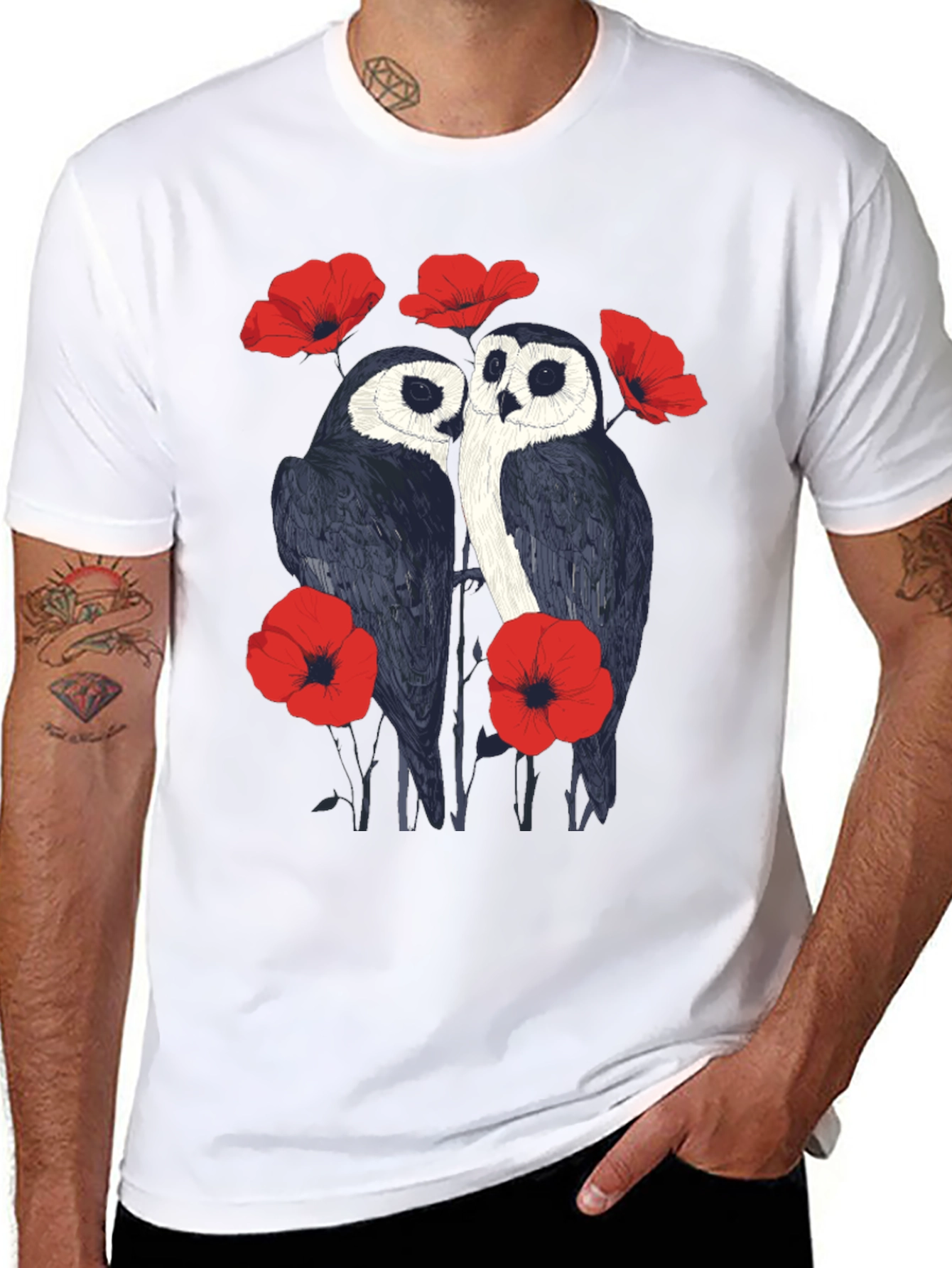 Owl & Poppy Graphic Tee