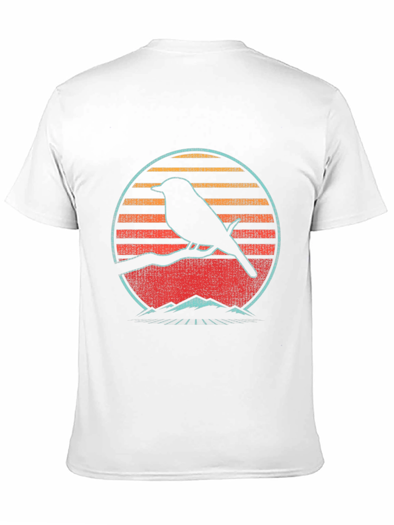 Retro Bird Silhouette Graphic Tee