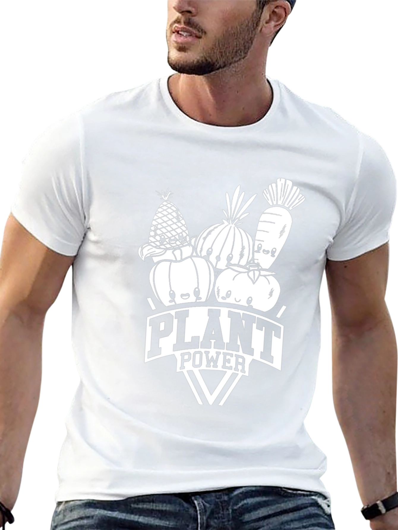 Plant Power Graphic T-Shirt