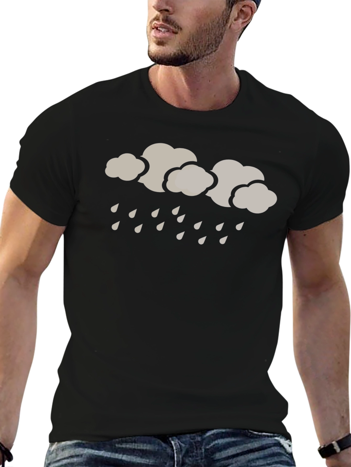 Rain Cloud Graphic T-Shirt