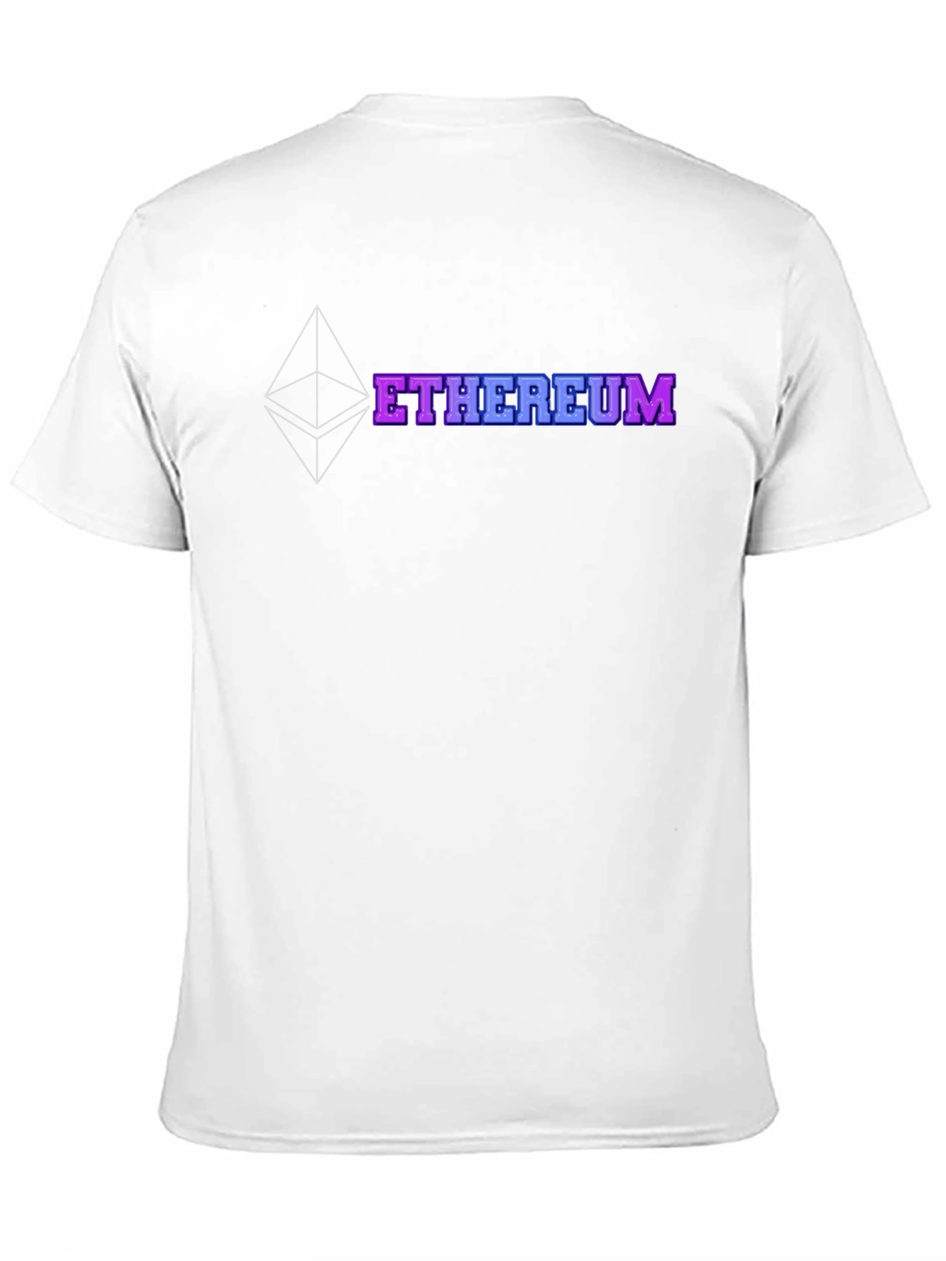 Ethereum Crypto Black T-Shirt - Blockchain Graphic Tee