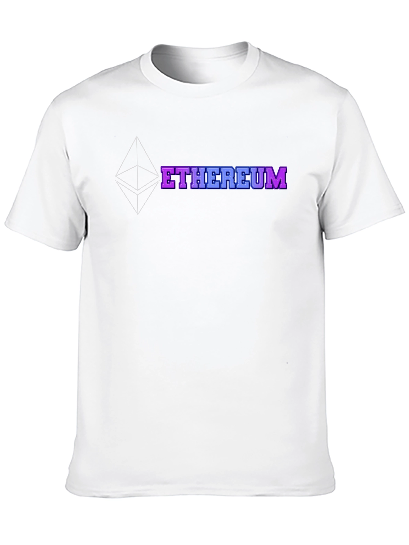 Ethereum Crypto Black T-Shirt - Blockchain Graphic Tee