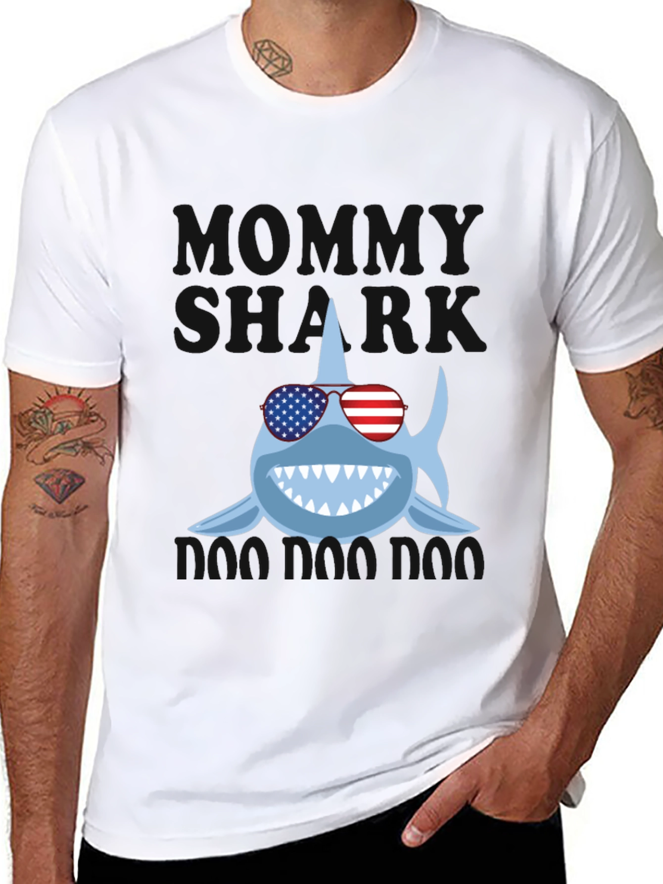 Shark Patriotic T-Shirt