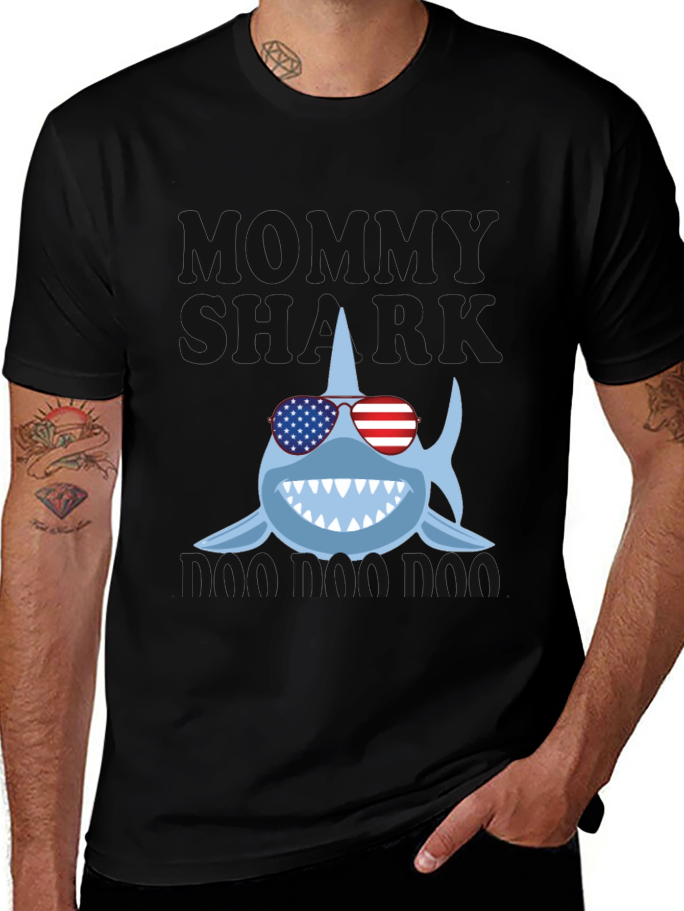 Shark Patriotic T-Shirt
