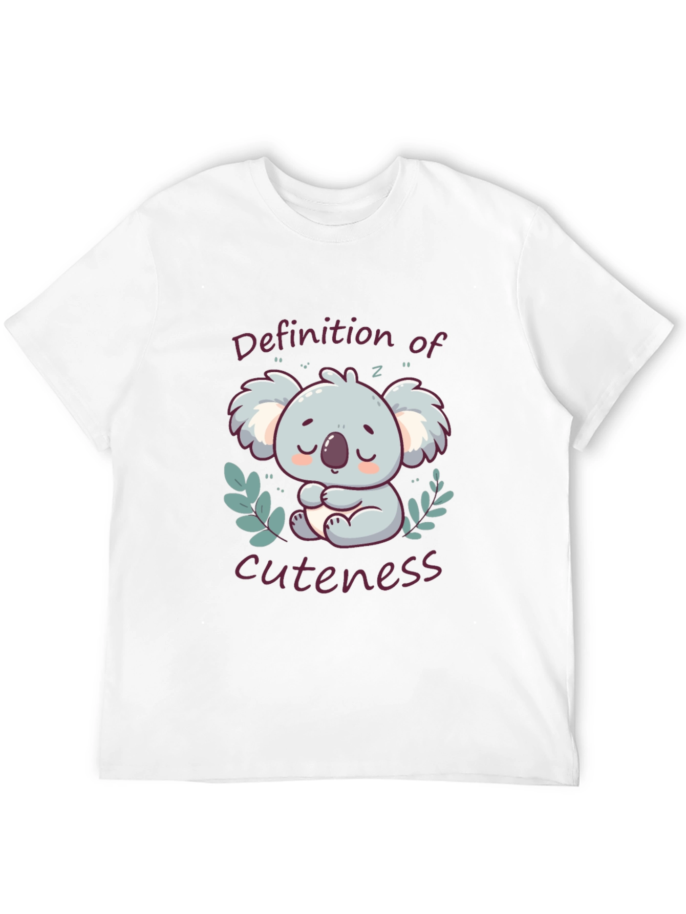 Cute Koala Definition of Cuteness Black T-Shirt