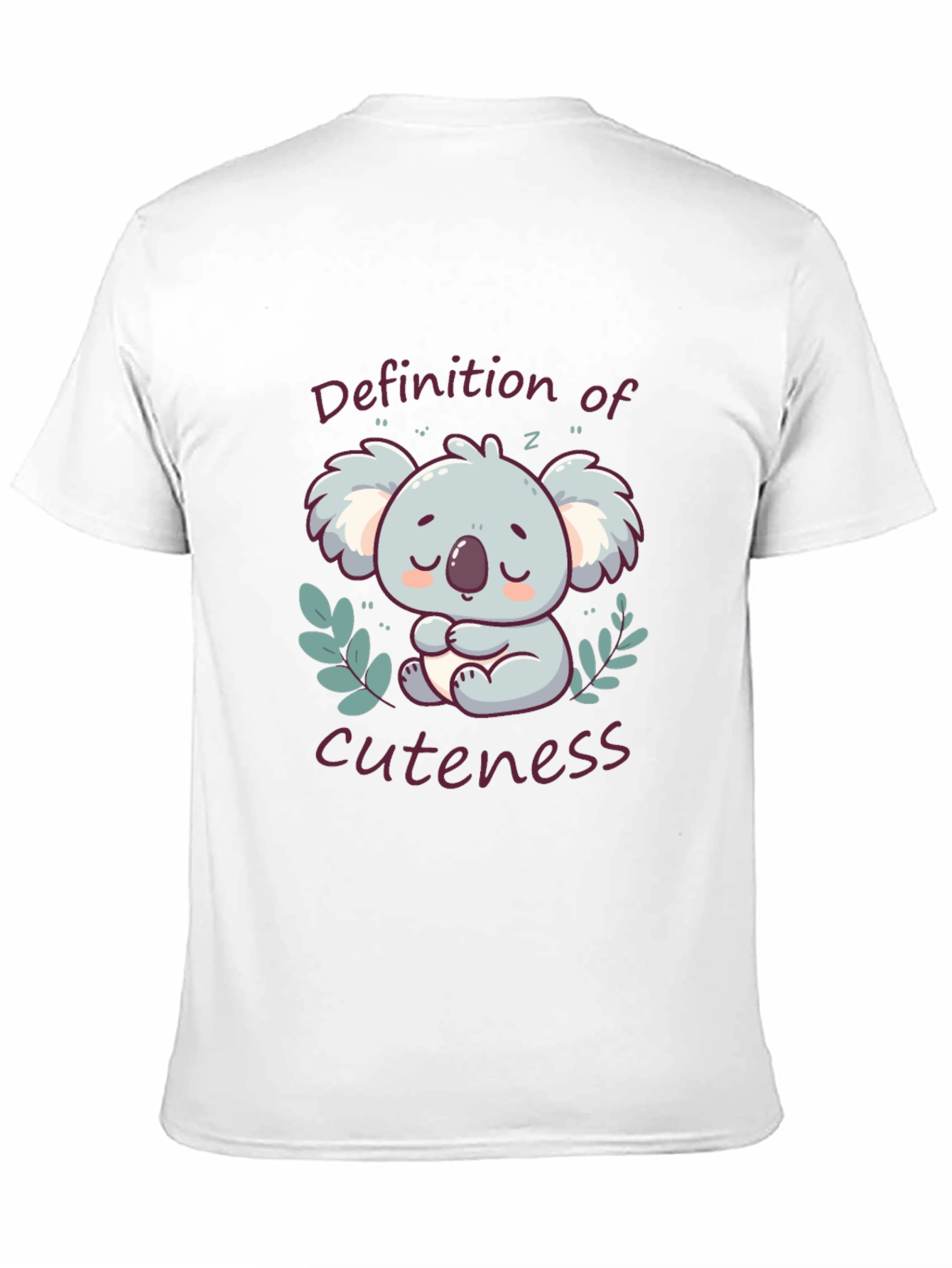 Cute Koala Definition of Cuteness Black T-Shirt