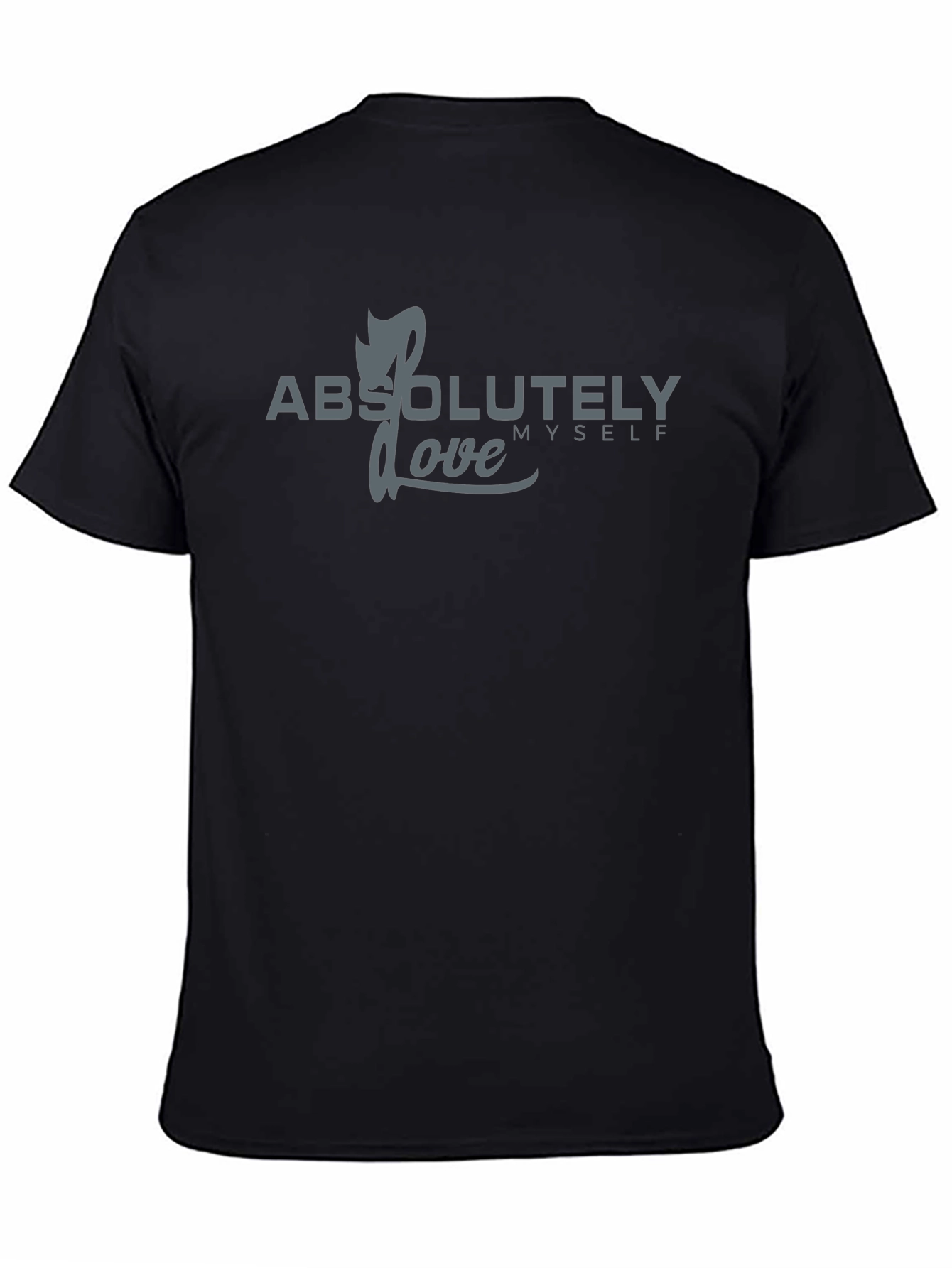 Absolutely Love Myself Graphic Tee - Black