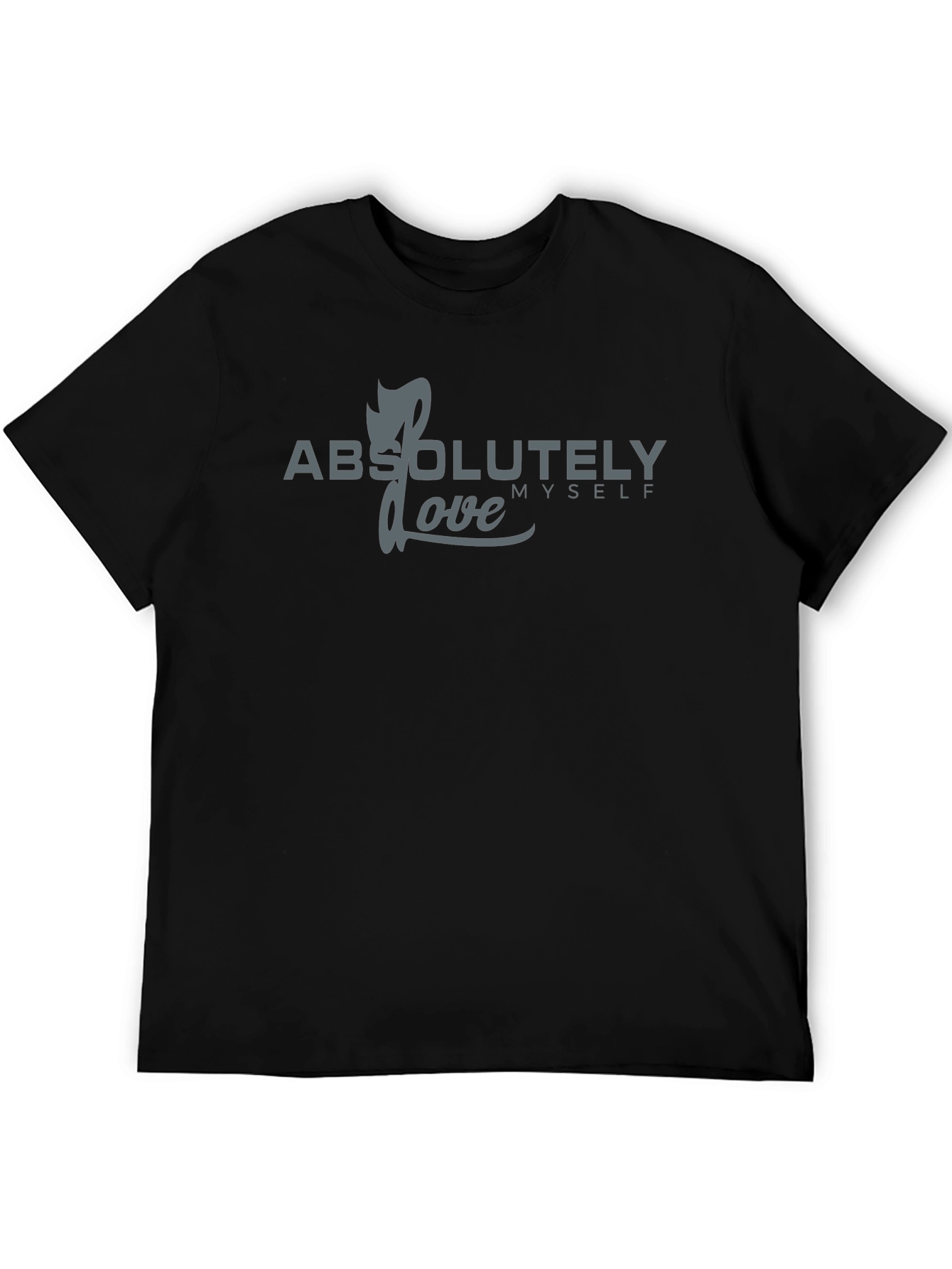 Absolutely Love Myself Graphic Tee - Black