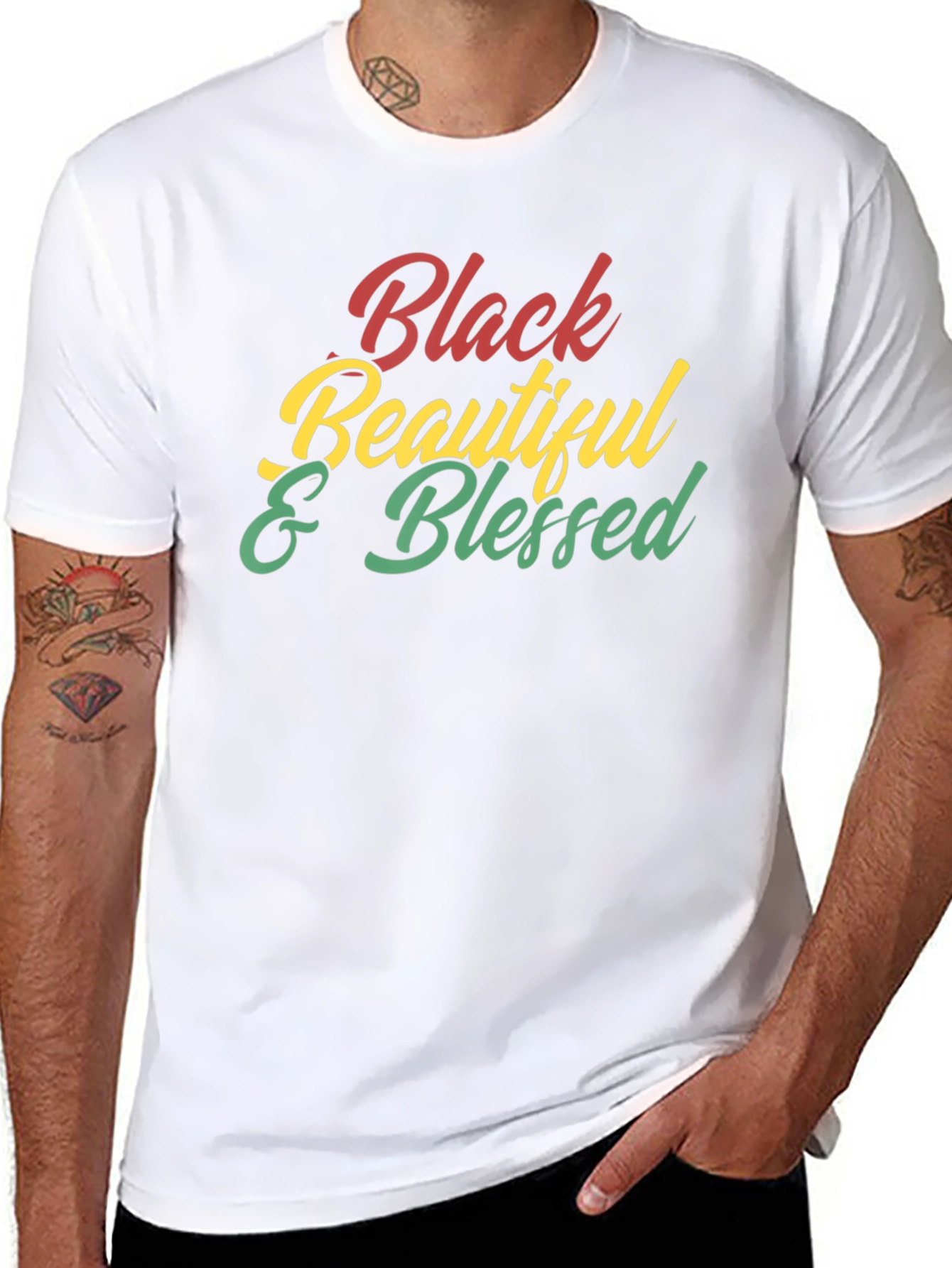 Black Beautiful & Blessed Graphic Tee