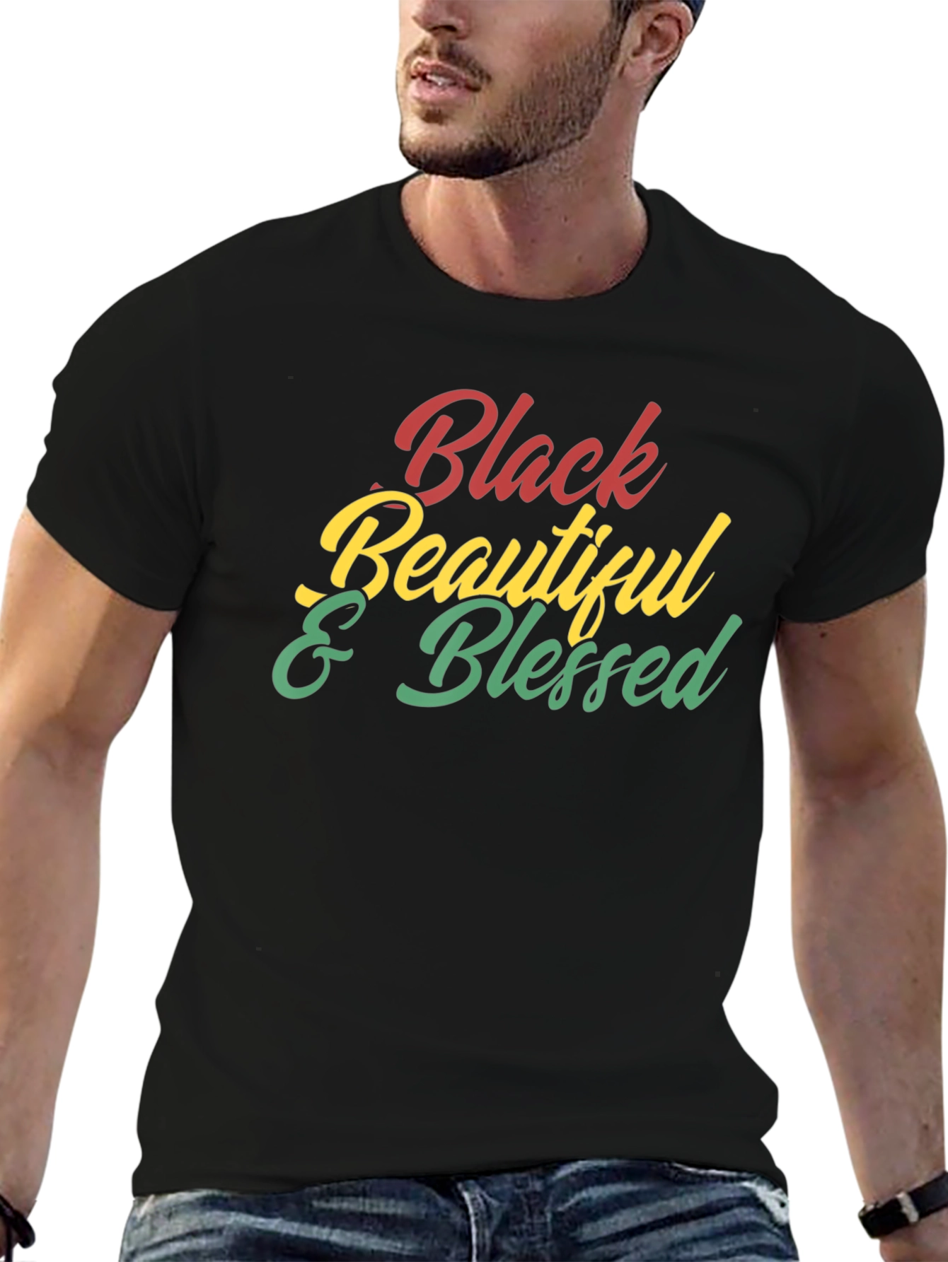Black Beautiful & Blessed Graphic Tee