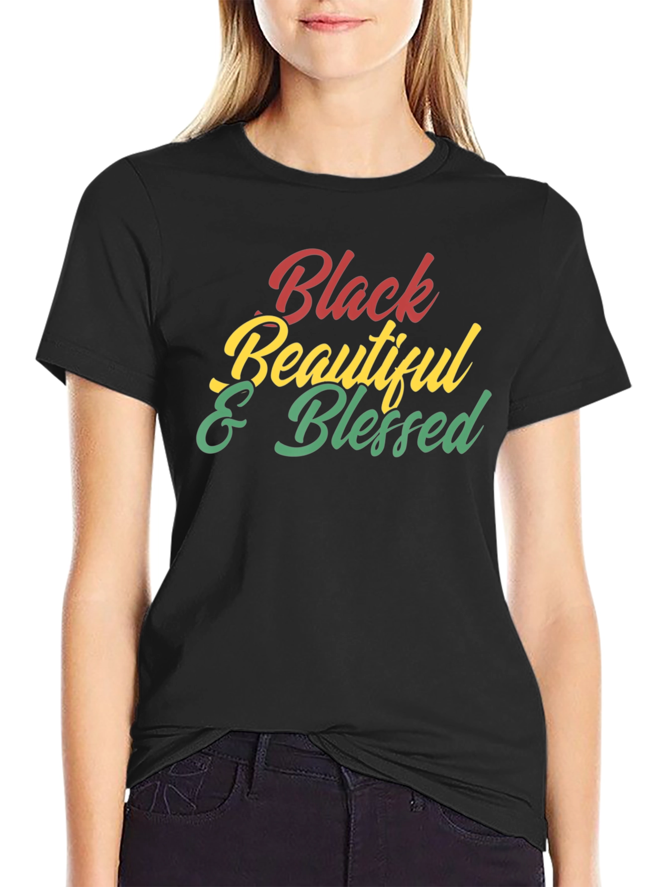 Black Beautiful & Blessed Graphic Tee