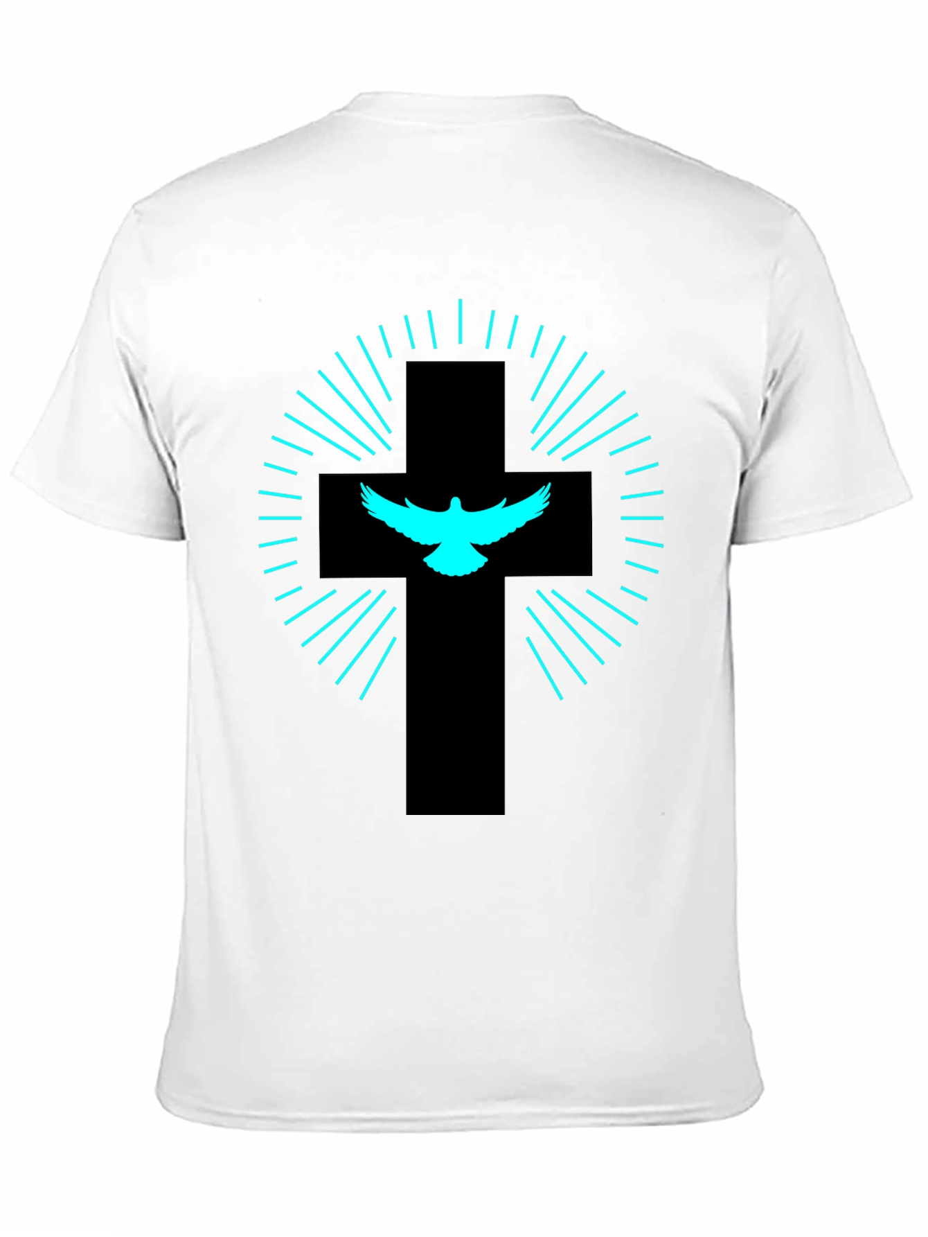 Dove Cross Graphic Tee - Black