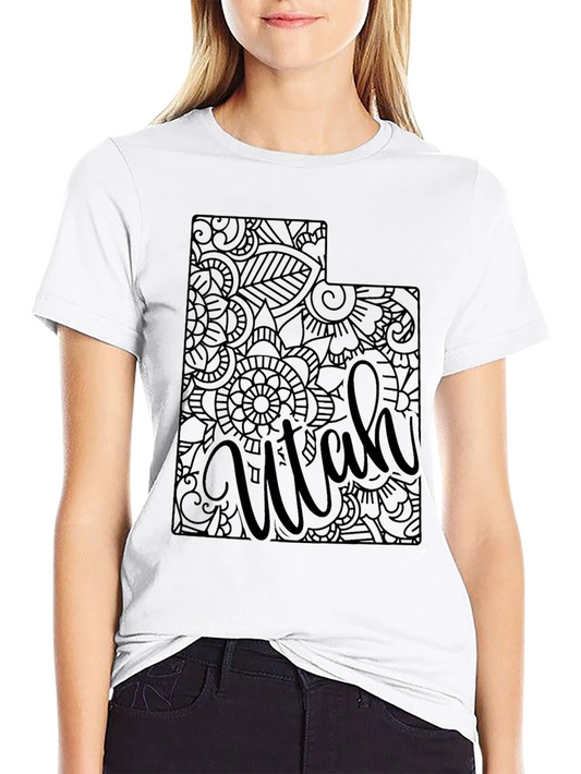 Utah State Graphic T-Shirt - Black