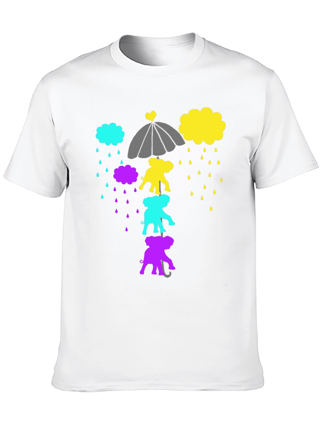 Elephant Rain Black Graphic Tee
